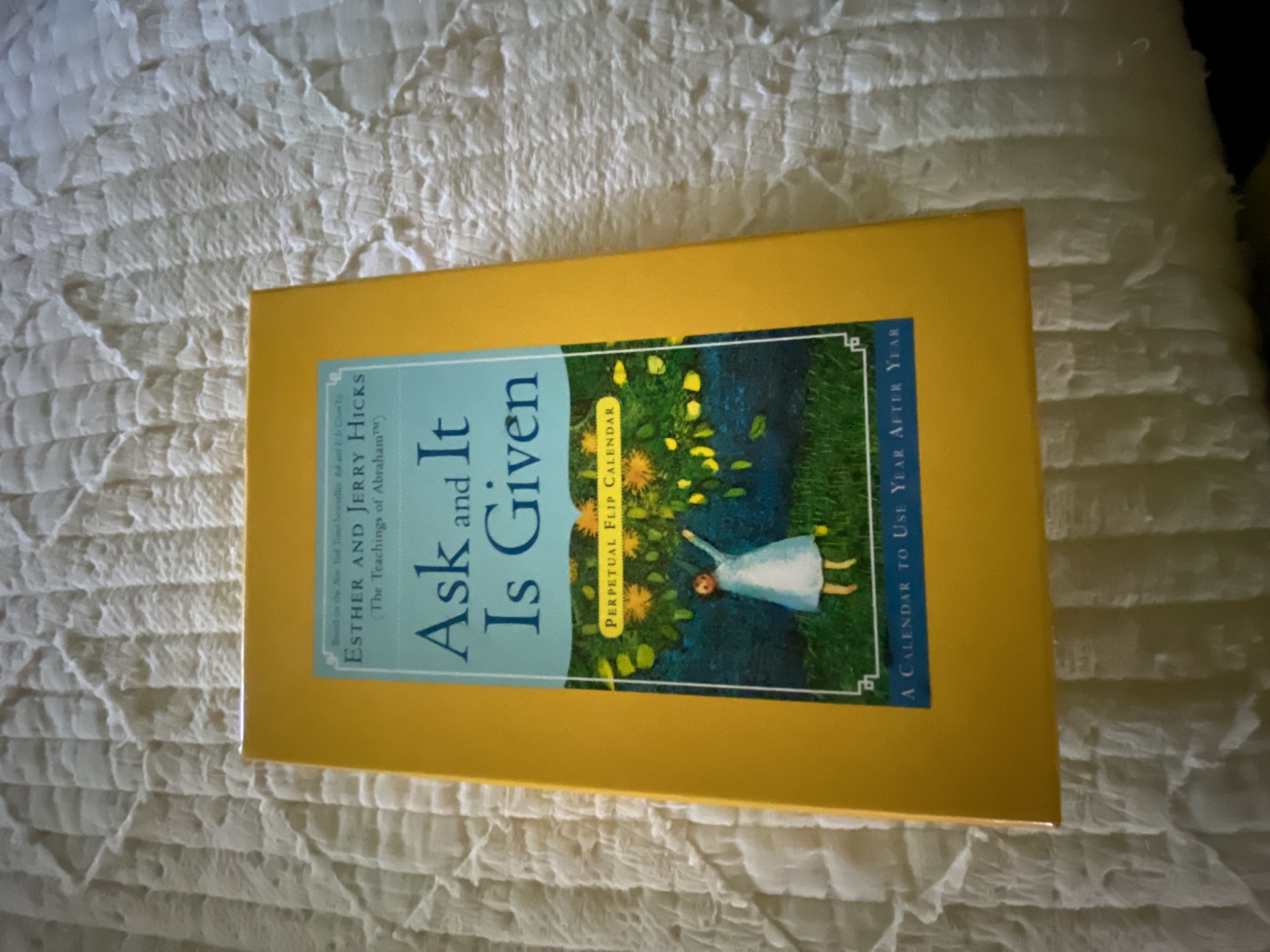 Ask and It Is Given Perpetual Flip Calendar