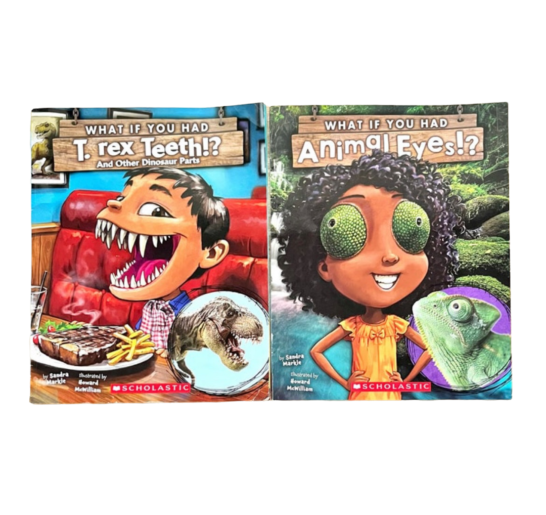 What if You Had T. Rex Teeth!? And Other Dinosaur Parts & What if You Had Animal Eyes!?