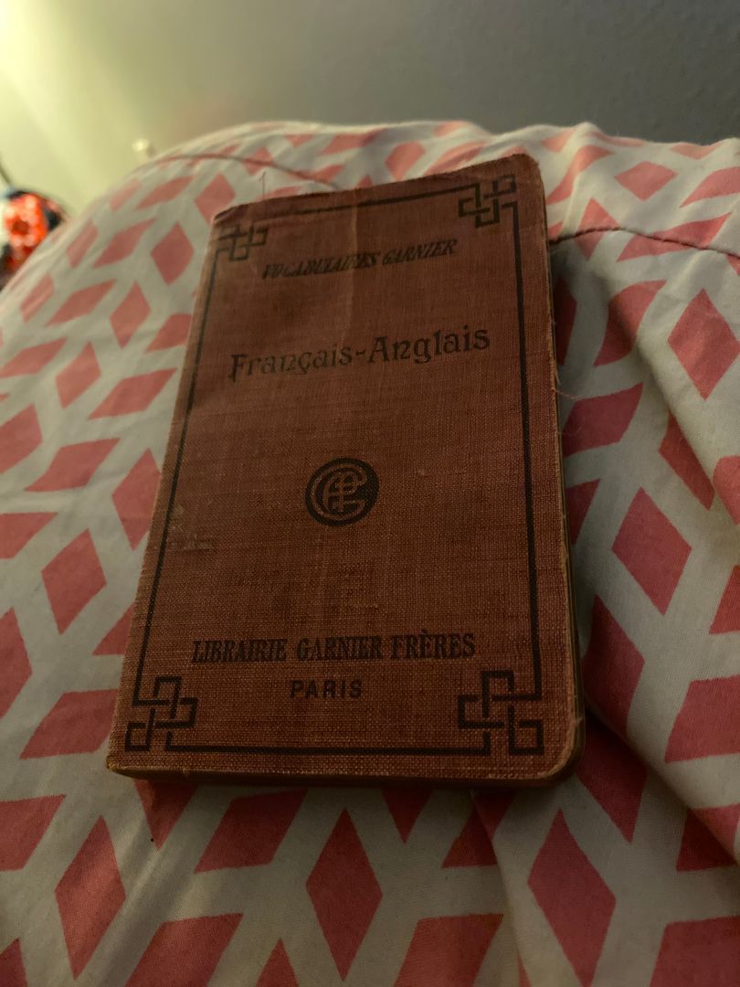 Francois-Anglo’s Vocabularies Garnier Paris 1920’s