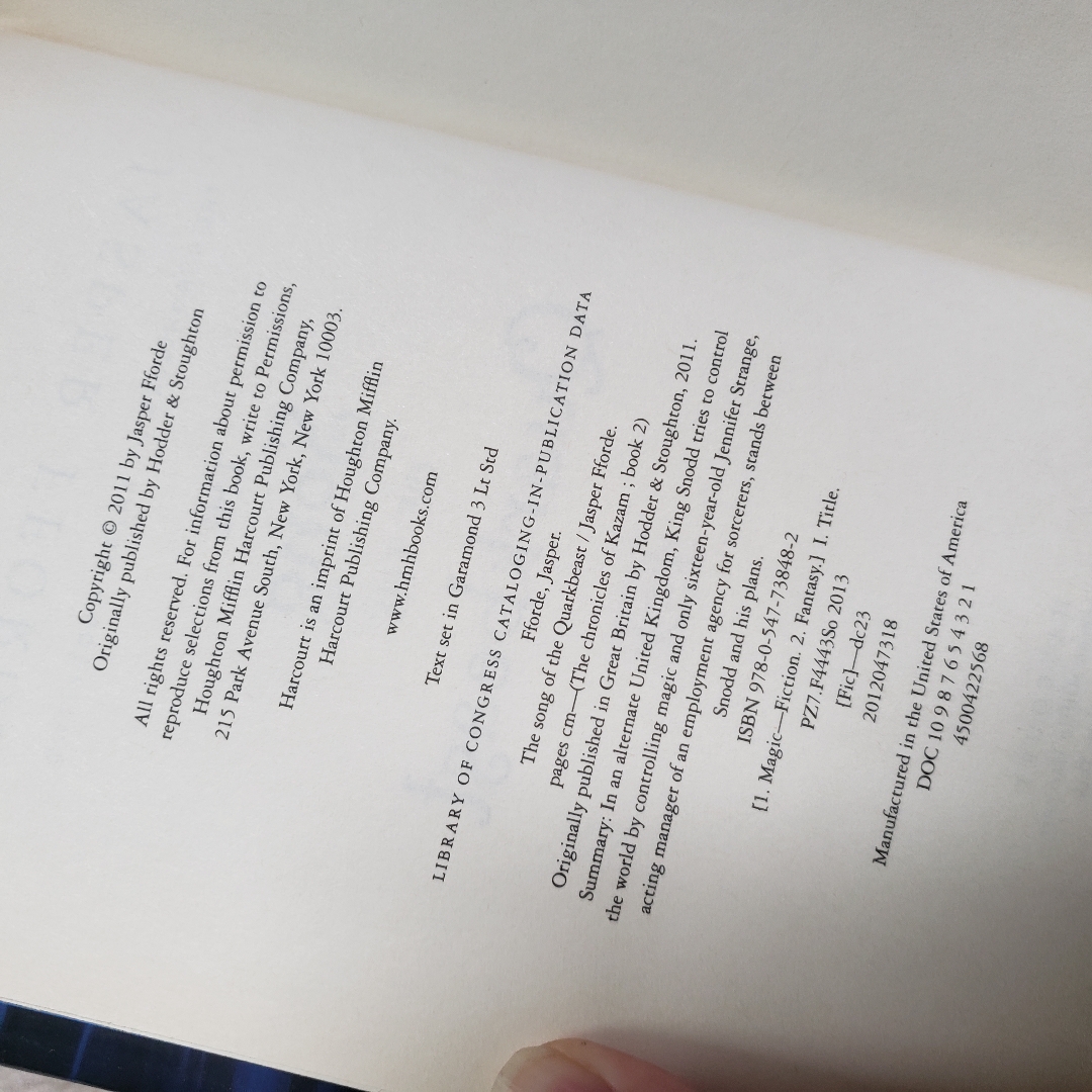 The Song of the Quarkbeast