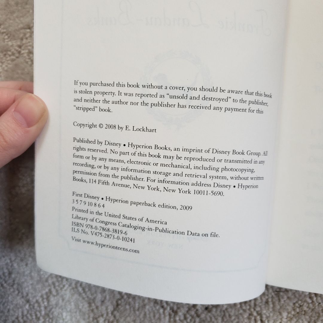 The Disreputable History of Frankie Landau-Banks