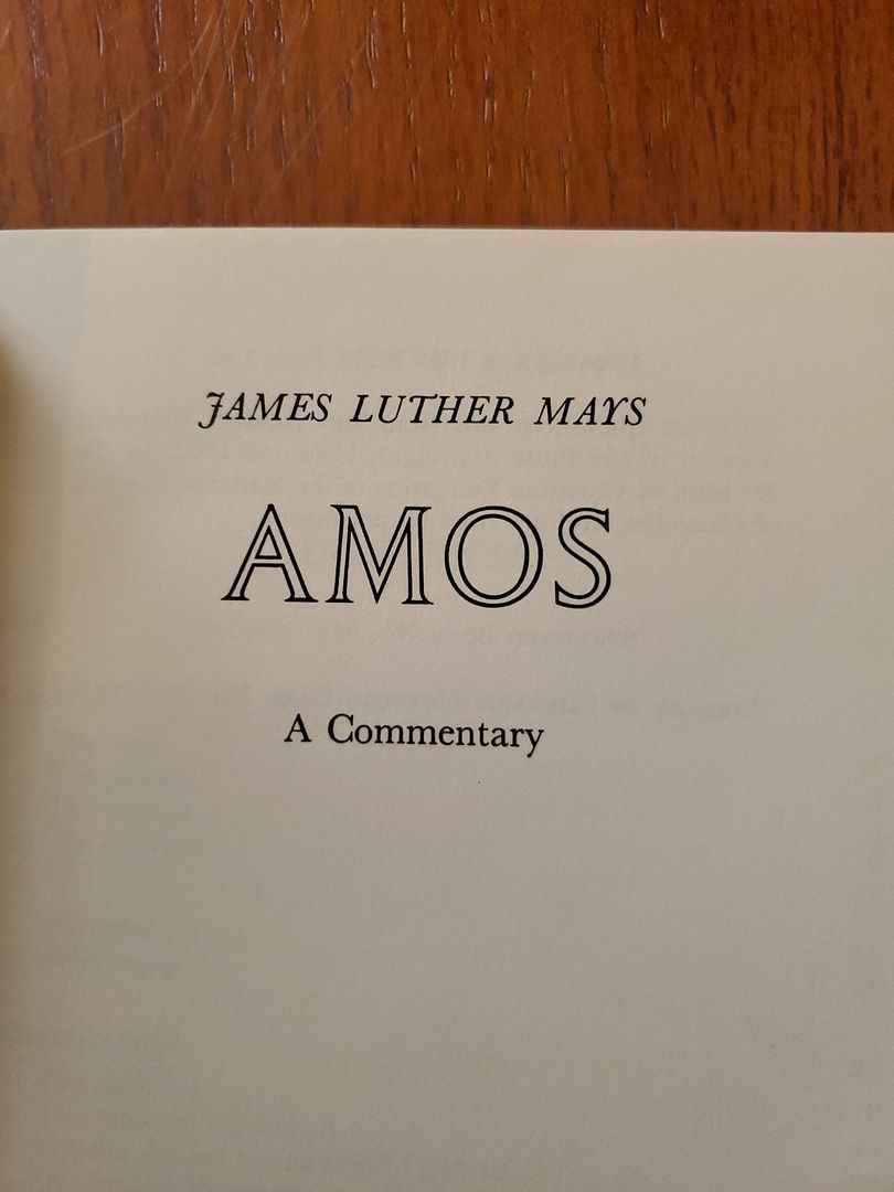 Amos A Commentary 