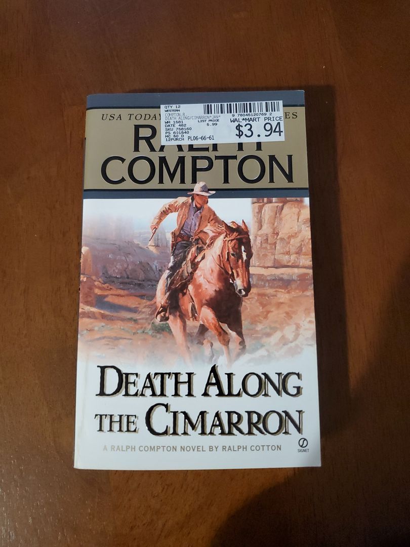Ralph Compton Death along the Cimarron