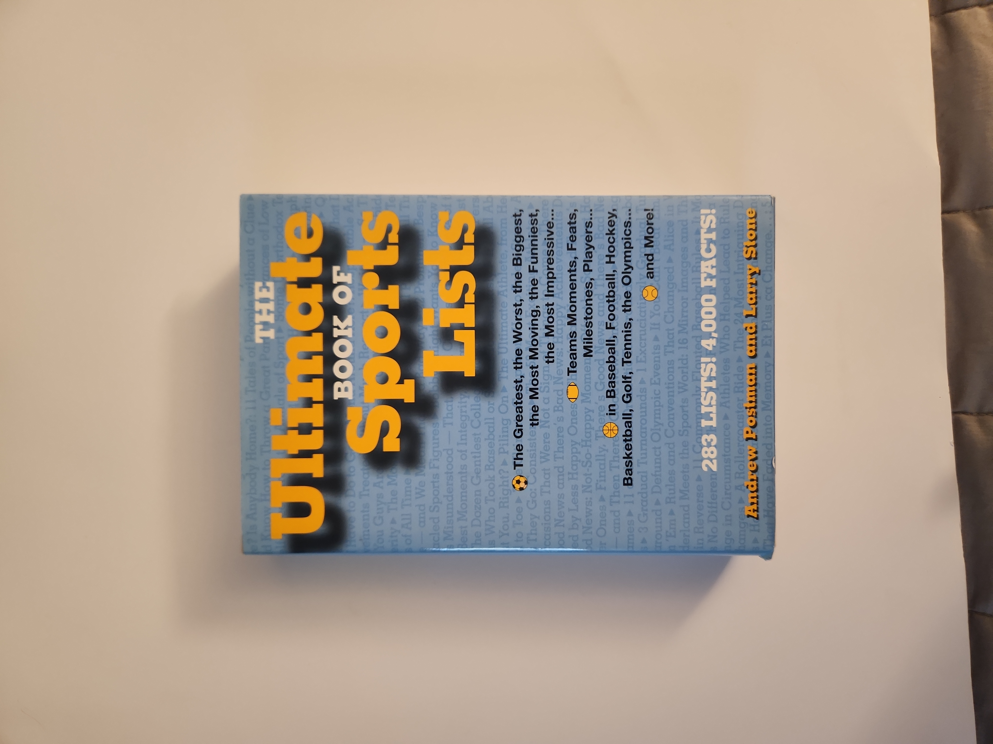 Ultimate Book of Sports Lists