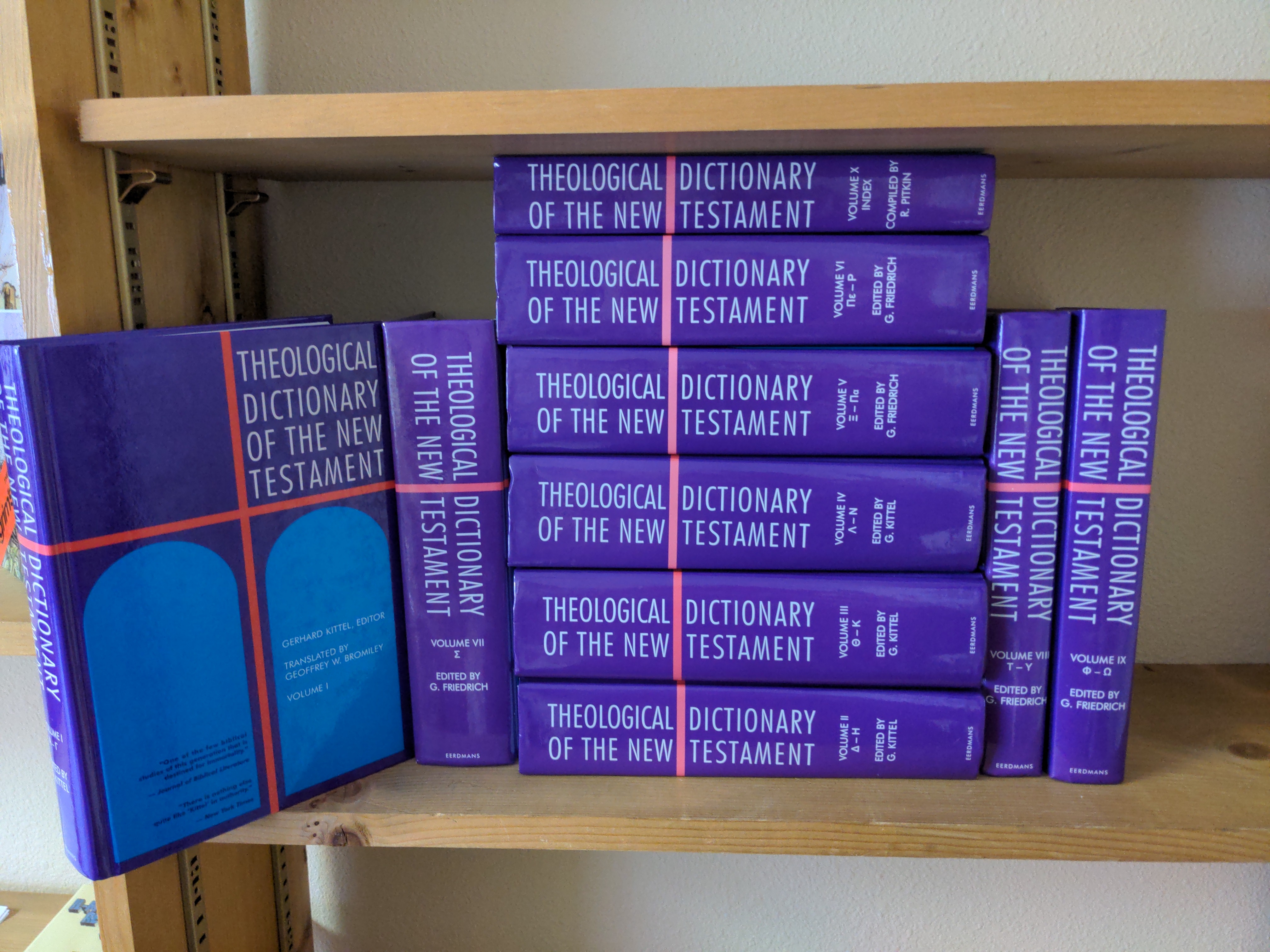 Theological Dictionary of the New Testament - Full Set 10 Volumes