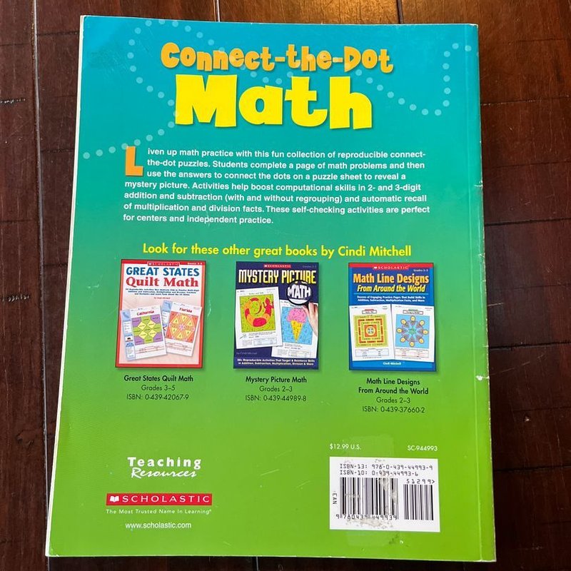Connect-the-Dot Math by Cindi Mitchell