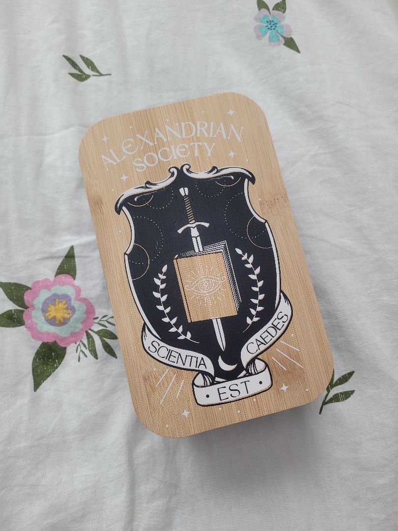 The Atlas Six bento box (Owlcrate)