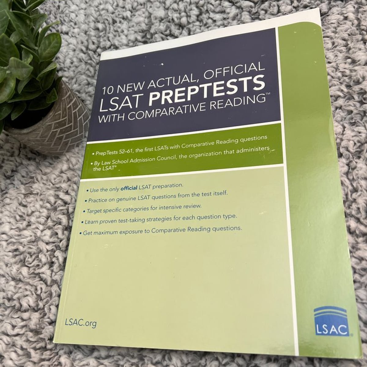 10 New Actual, Official LSAT PrepTests with Comparative Reading by Law ...