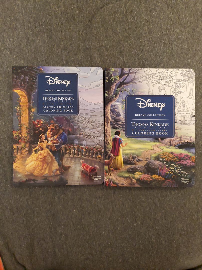 Disney Dreams Collection Thomas Kinkade Studios Disney Princess Coloring Book