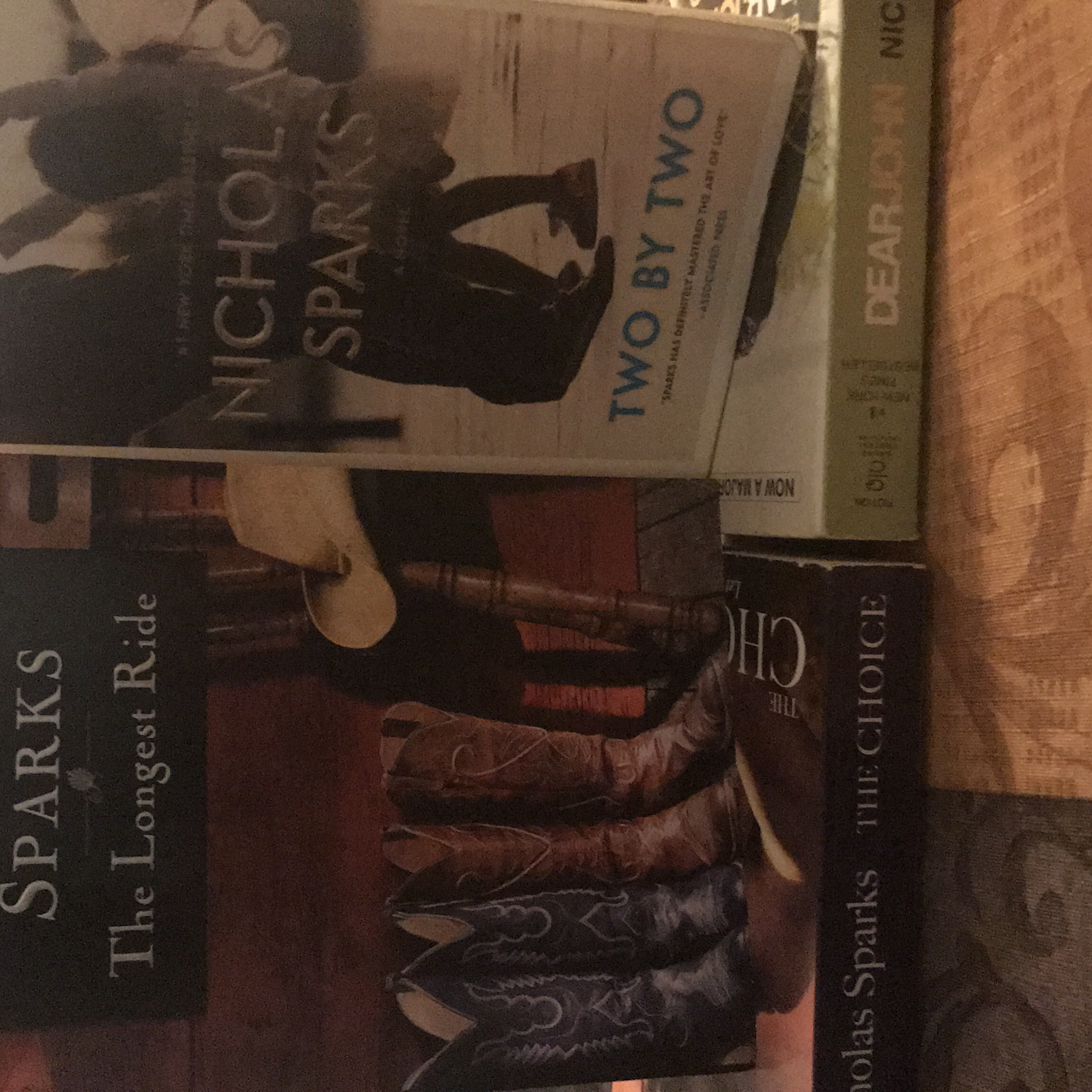 Two by Two, The Longest Ride, The Choice & Dear John (Nicholas Sparks Book Bundle #2)