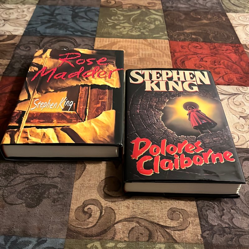 Rose Madder & Delores Claiborne (Stephen King Book Bundle)