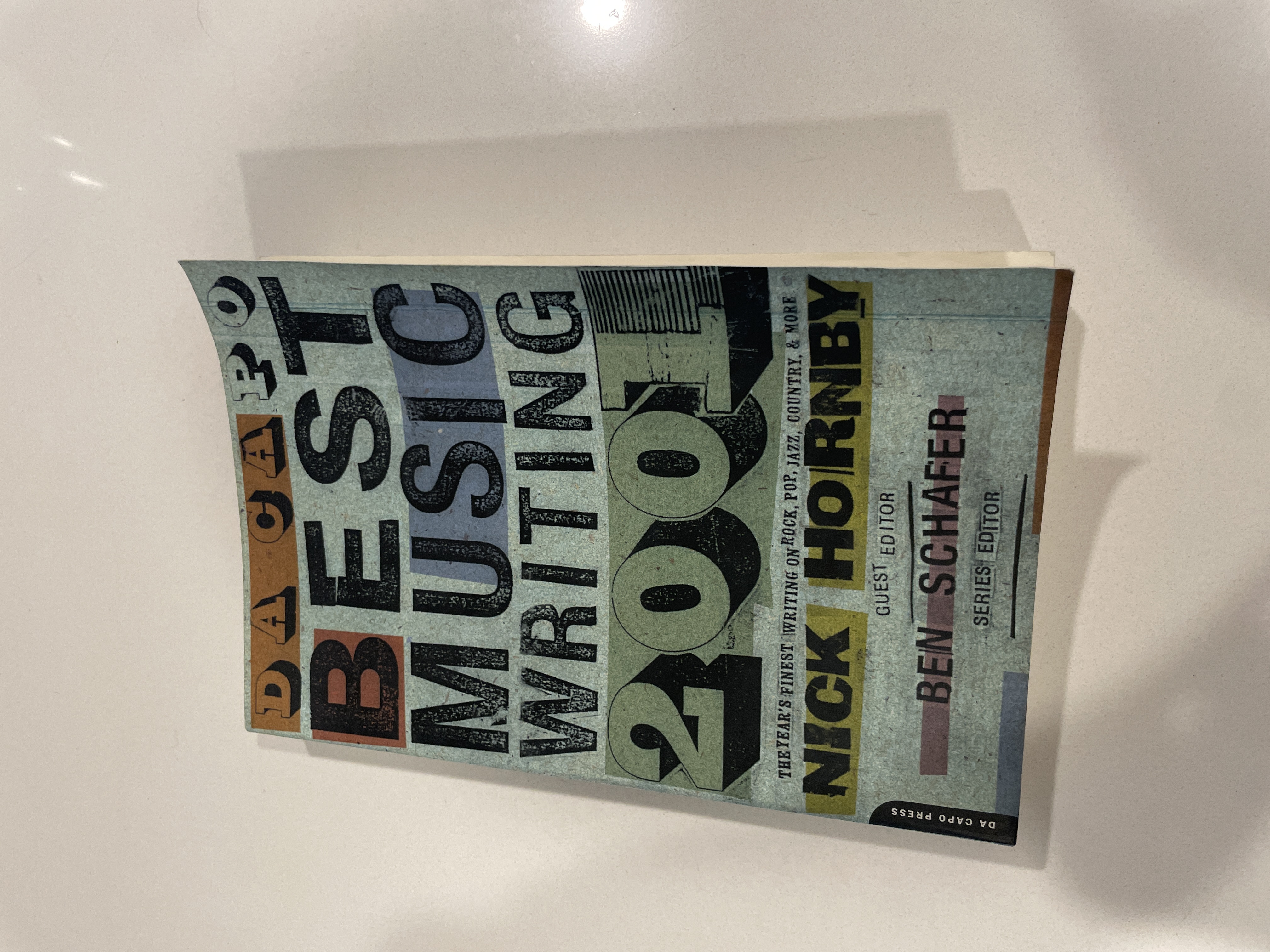 Da Capo Best Music Writing 2001