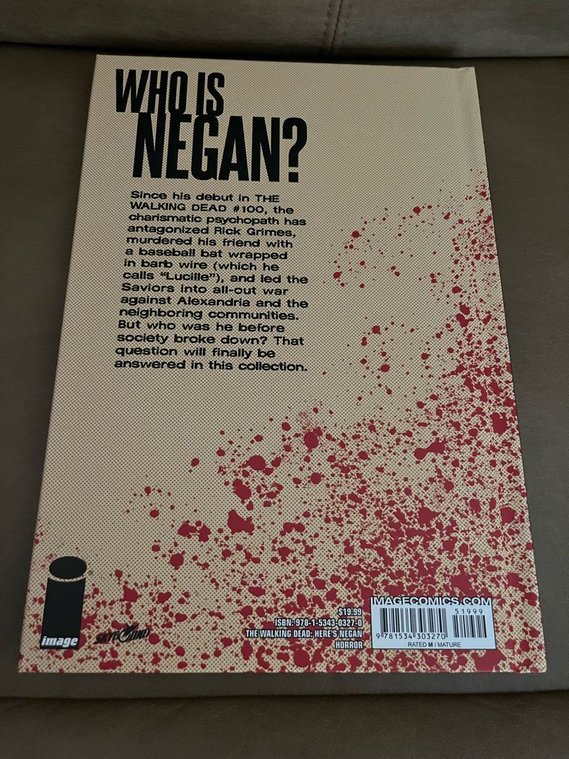 The Walking Dead: Here's Negan by Robert Kirkman, Hardcover
