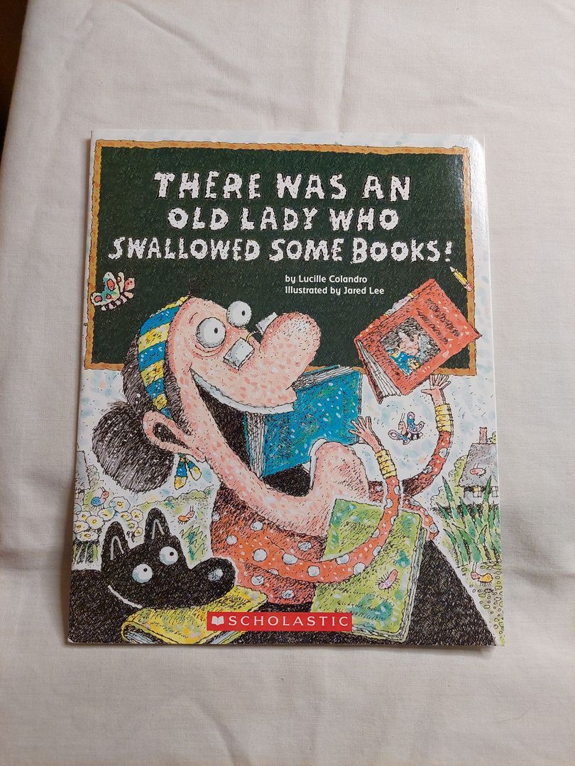 There was an Old Lady who Swallowed Some Books!