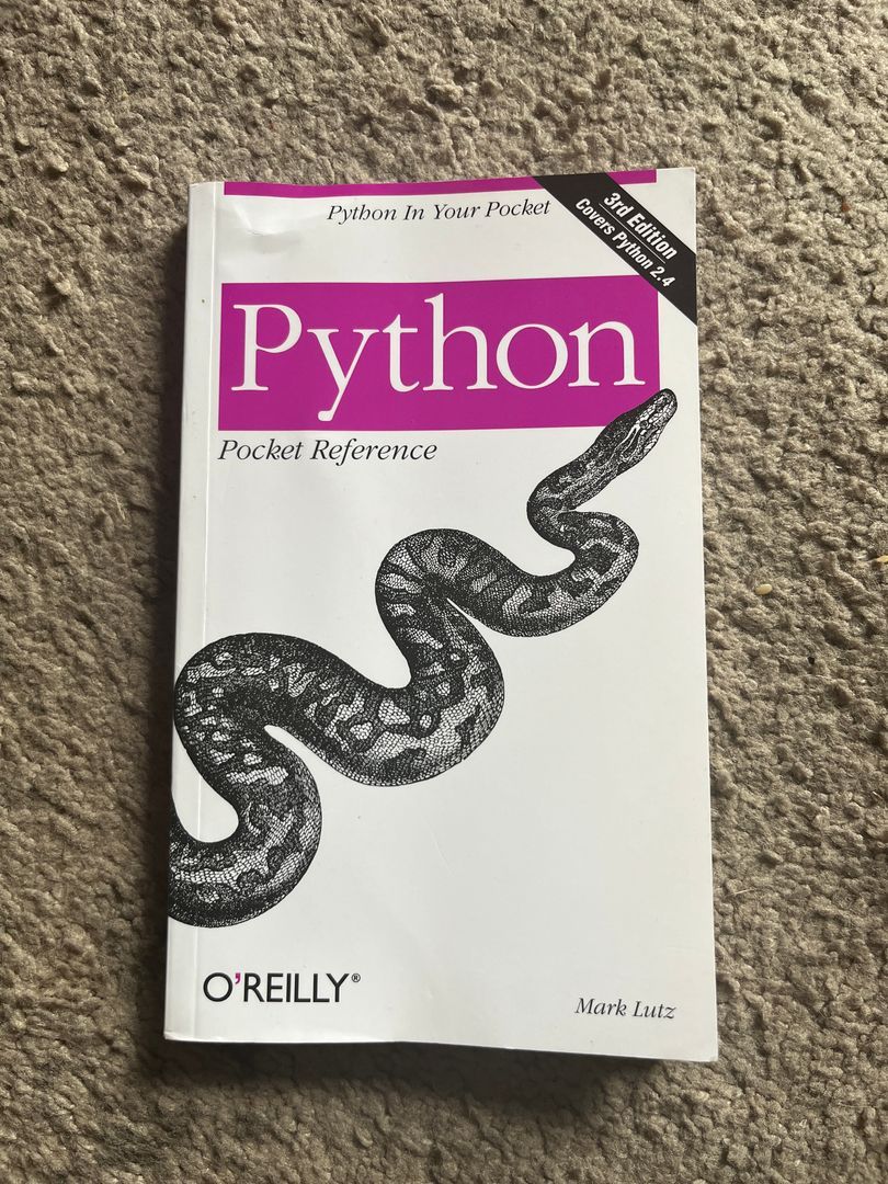 Python Pocket Reference
