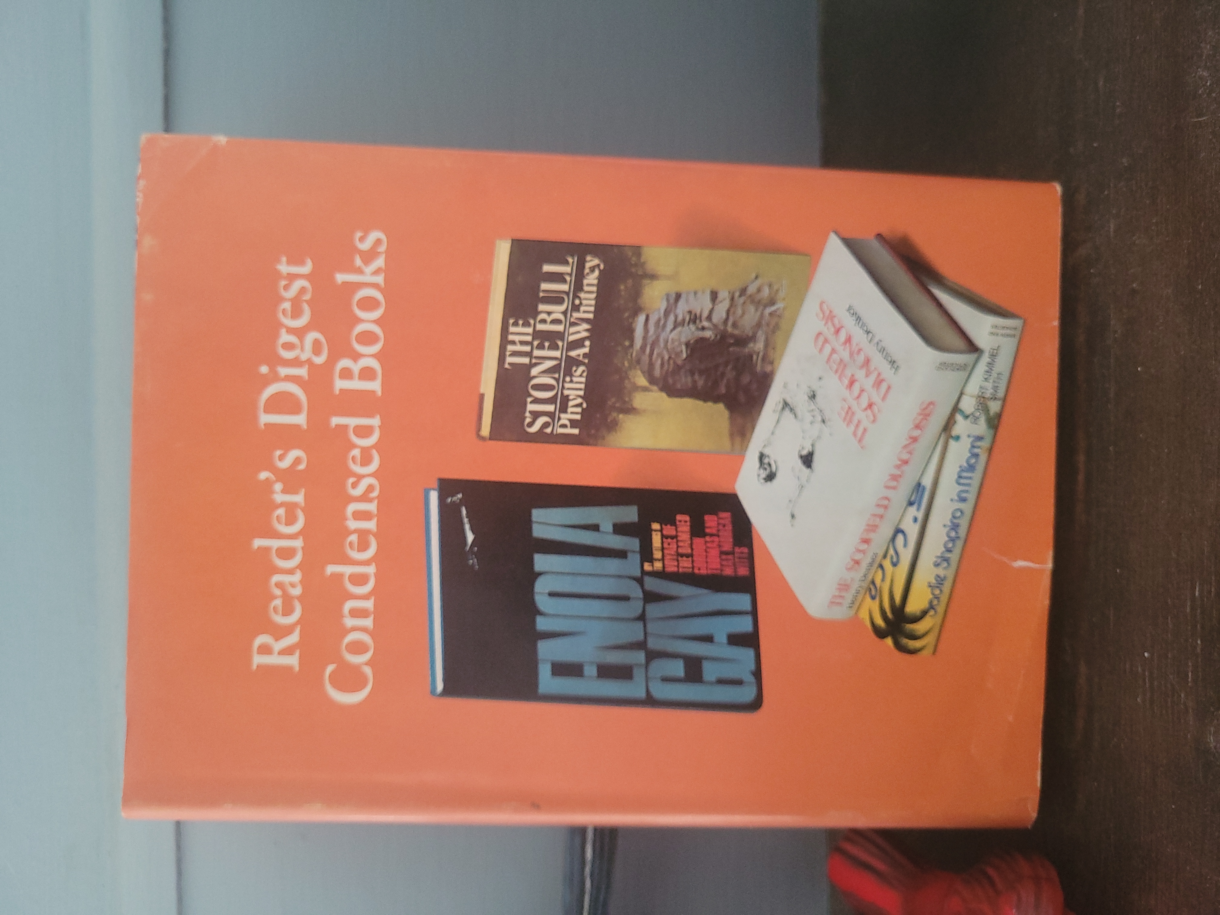 The Stone Bull, Enola Gay, Sadie Shapiro in Miami, The Scofield Diagnosis