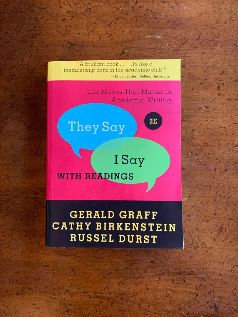 They Say / I Say