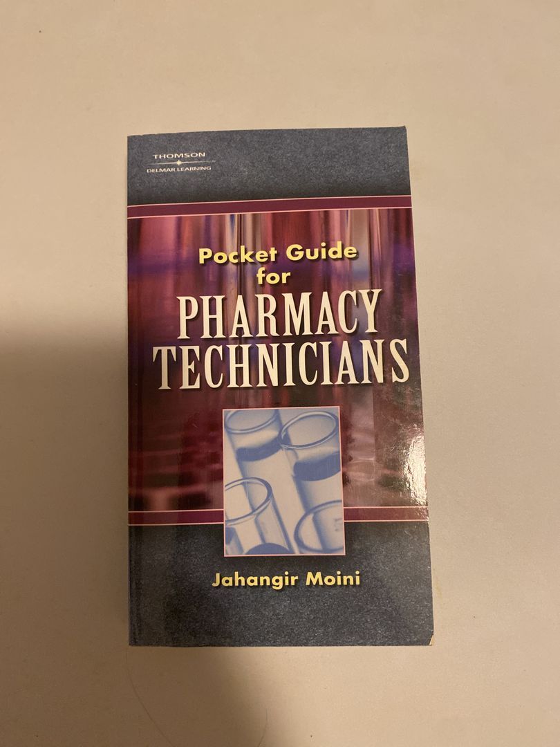 Pocket Guide for Pharmacy Technicians