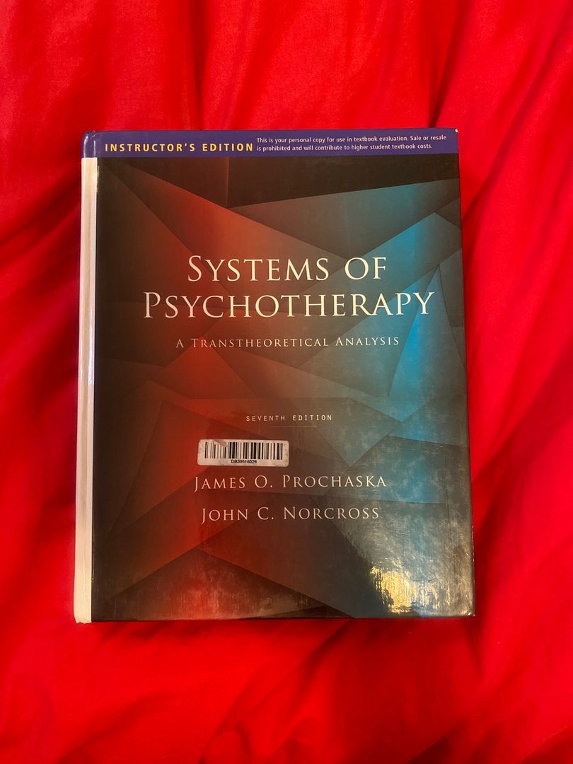 Systems of Psychotherapy