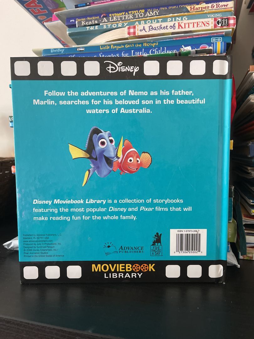 Disney Finding Nemo by Movie book Library, Hardcover | Pangobooks