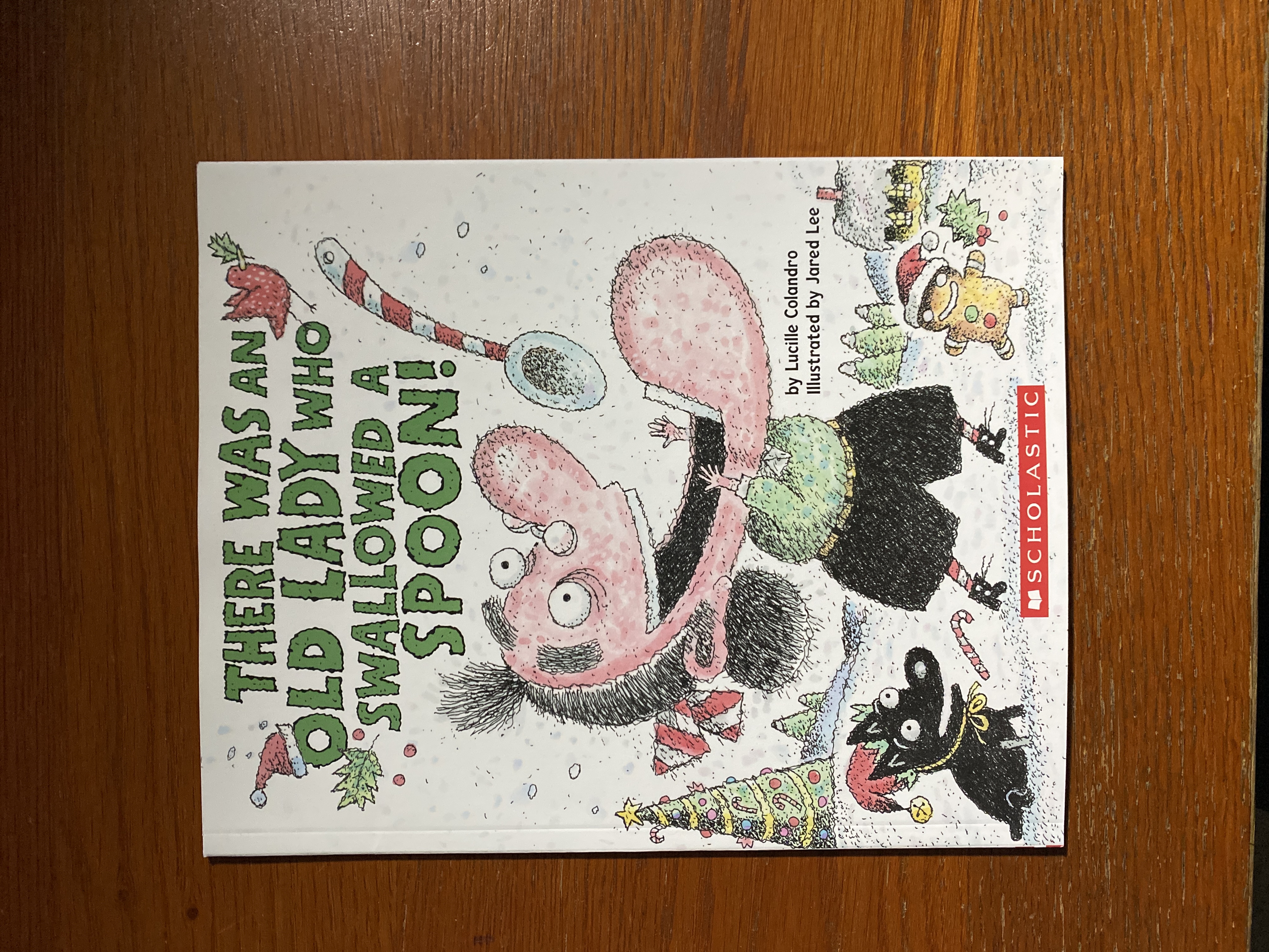 There Was an Old Lady Who Swallowed a Spoon!