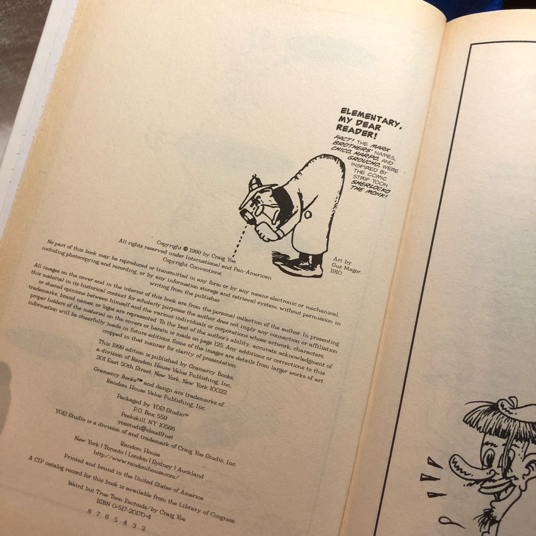Weird but True Toon Factoids by Craig Yoe