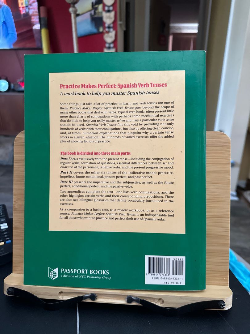Practice Makes Perfect Spanish Verb Tenses – Dorothy Richmond – Good Condition, ISBN 9780844273341