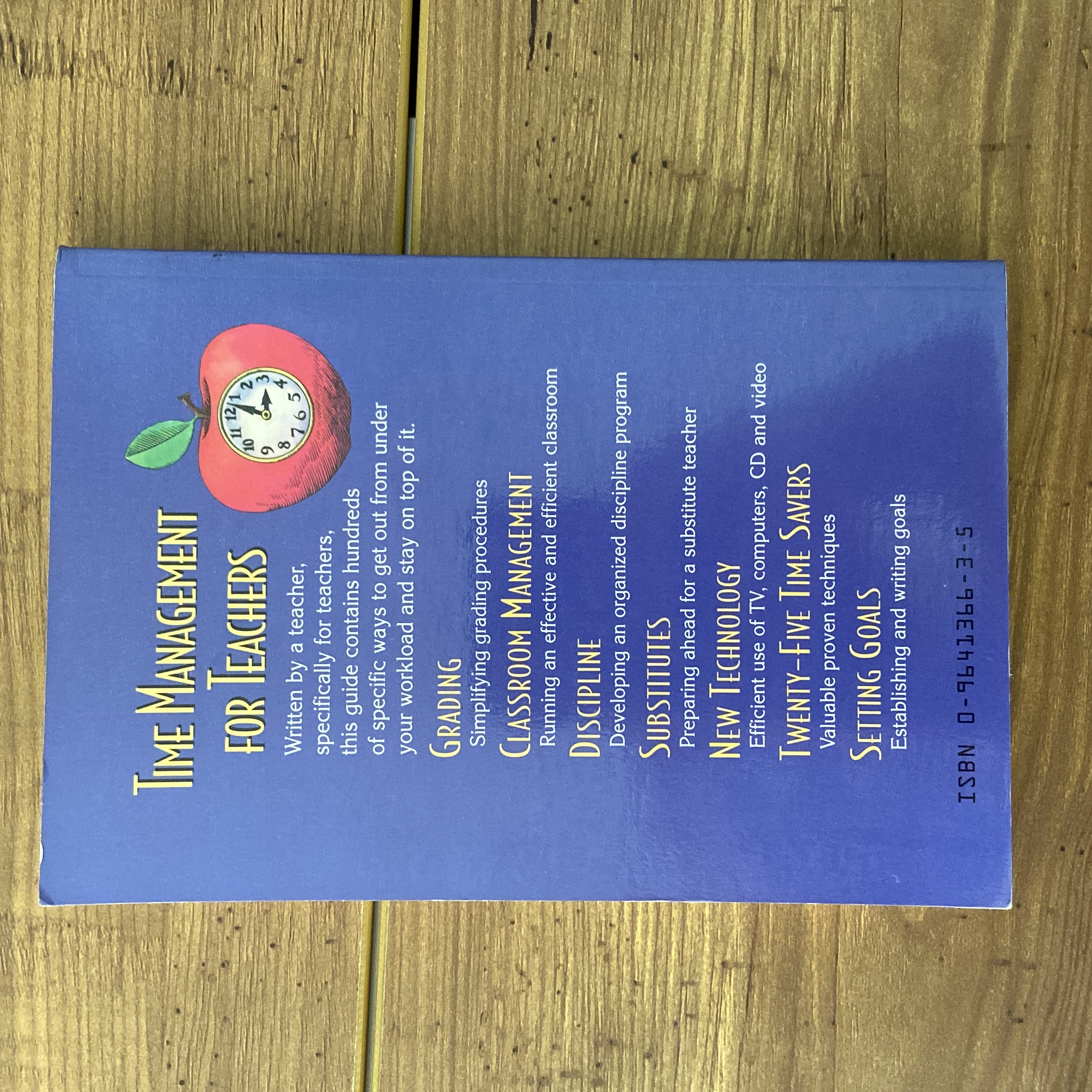 Time Management for Teachers by Scott Purdy