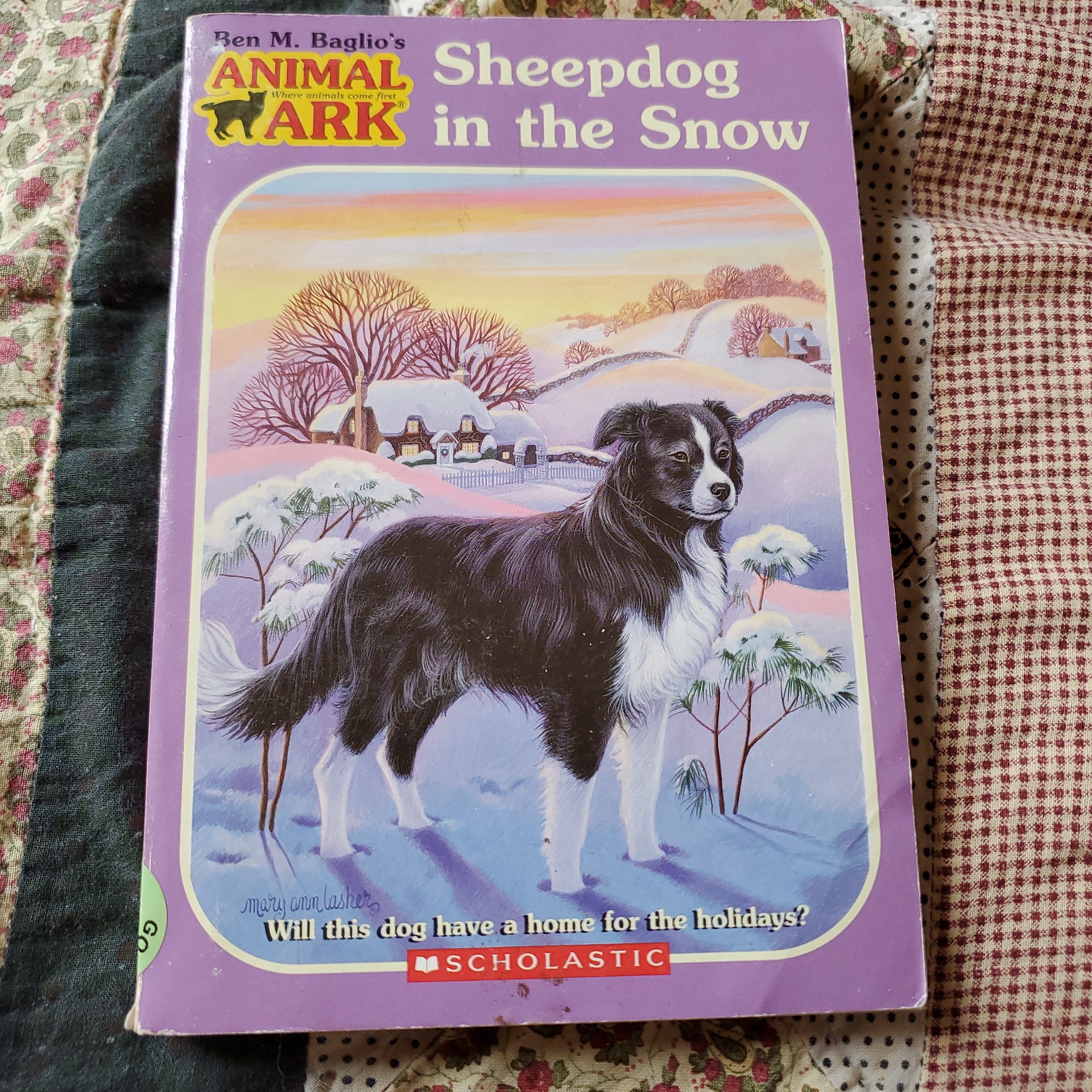 Sheepdog in the Snow