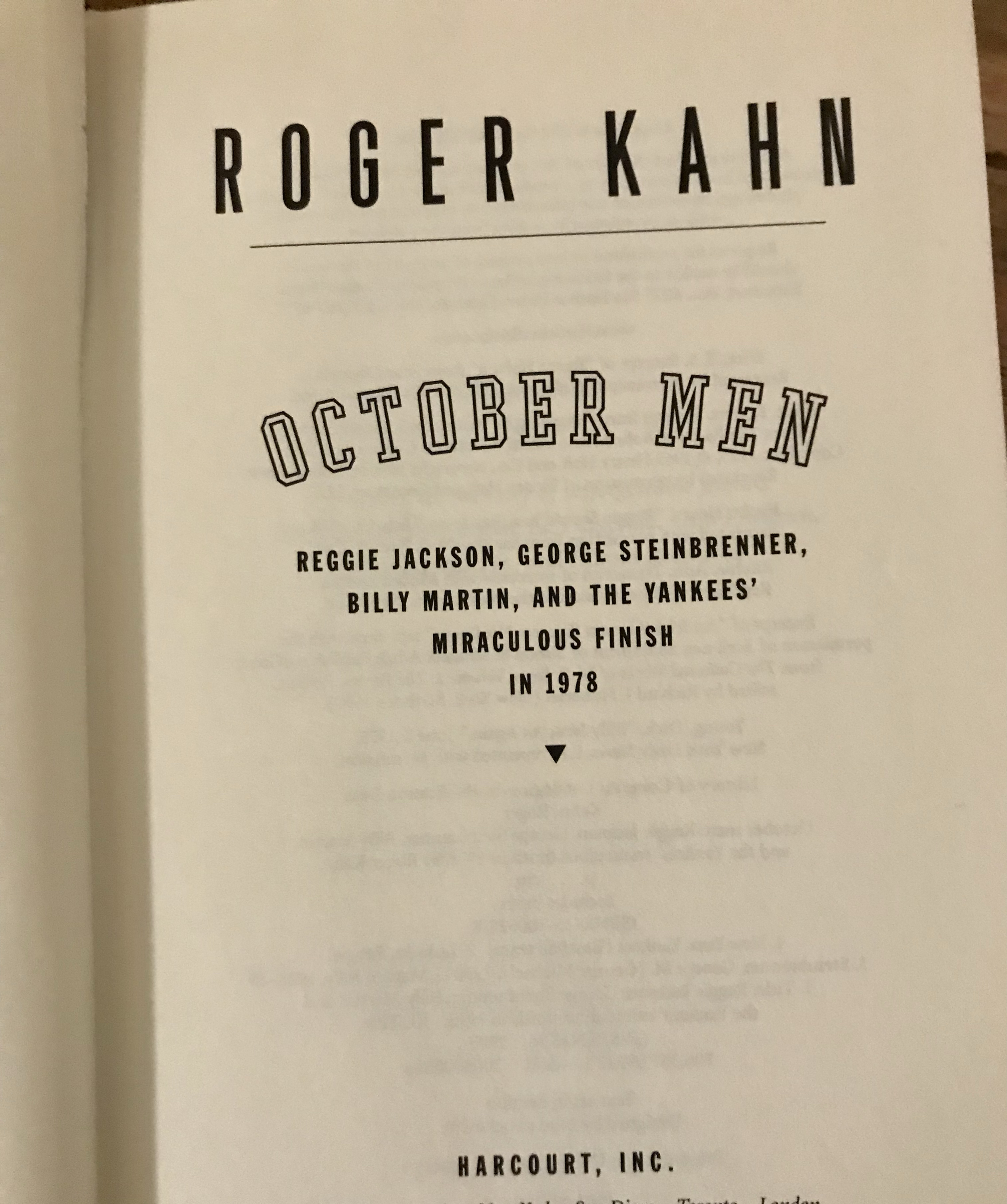October Men