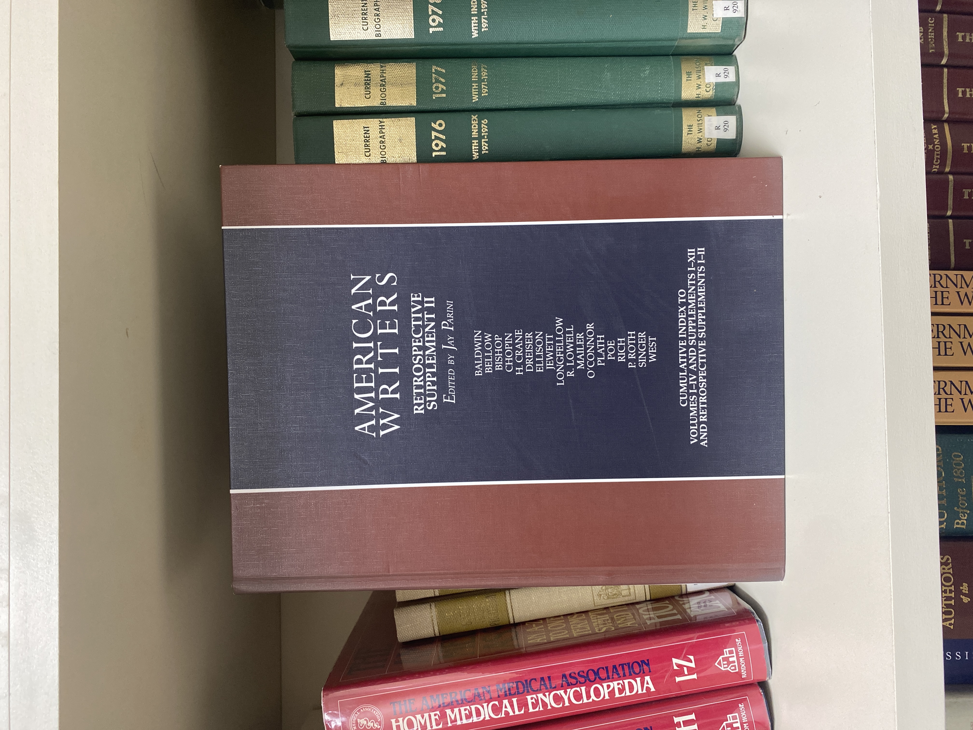 American Writers Retrospective Supplement