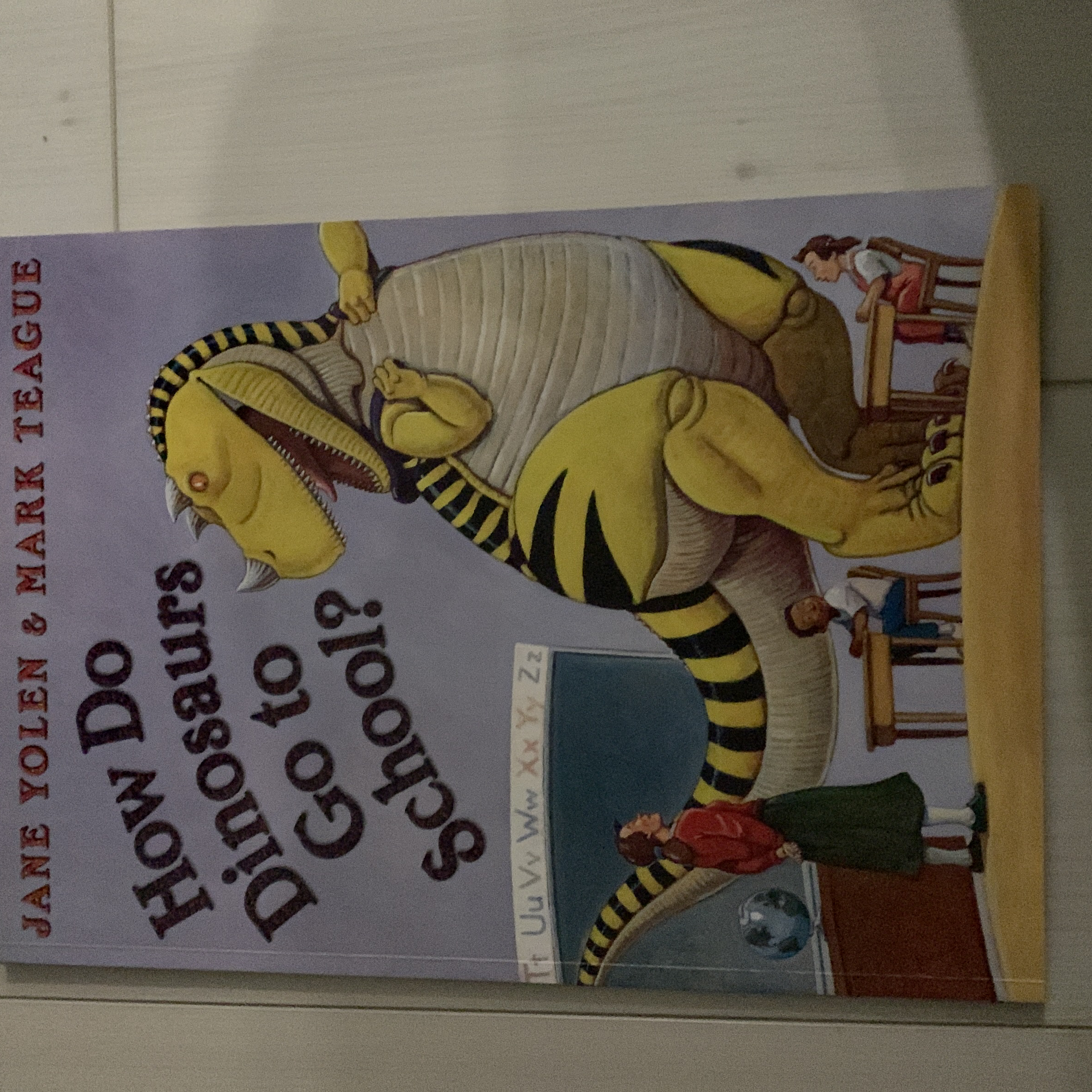 How Do Dinosaurs Go to School?