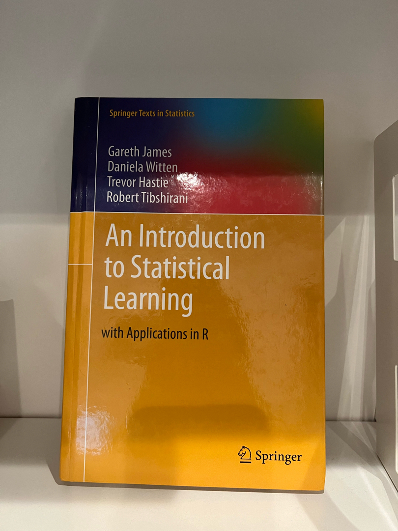 An Introduction to Statistical Learning by Gareth James, Trevor