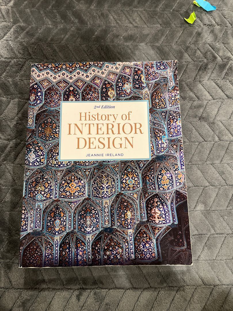 History of Interior Design by Jeannie Ireland