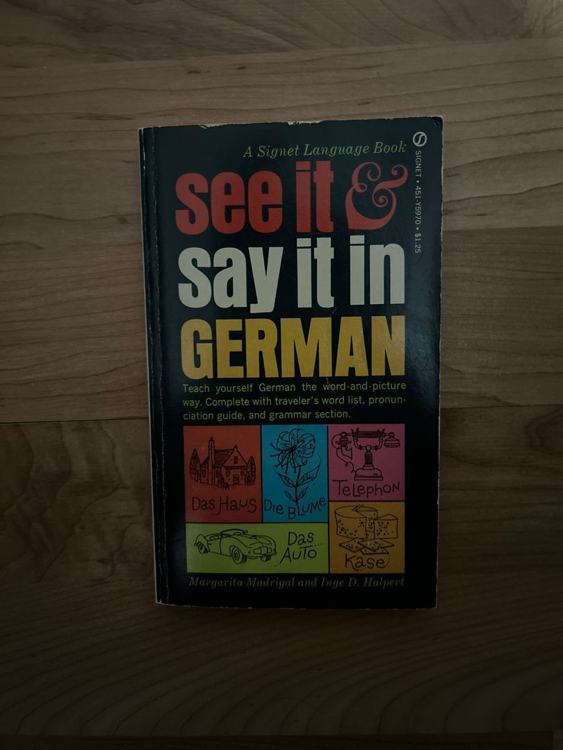 See It & Say It In German