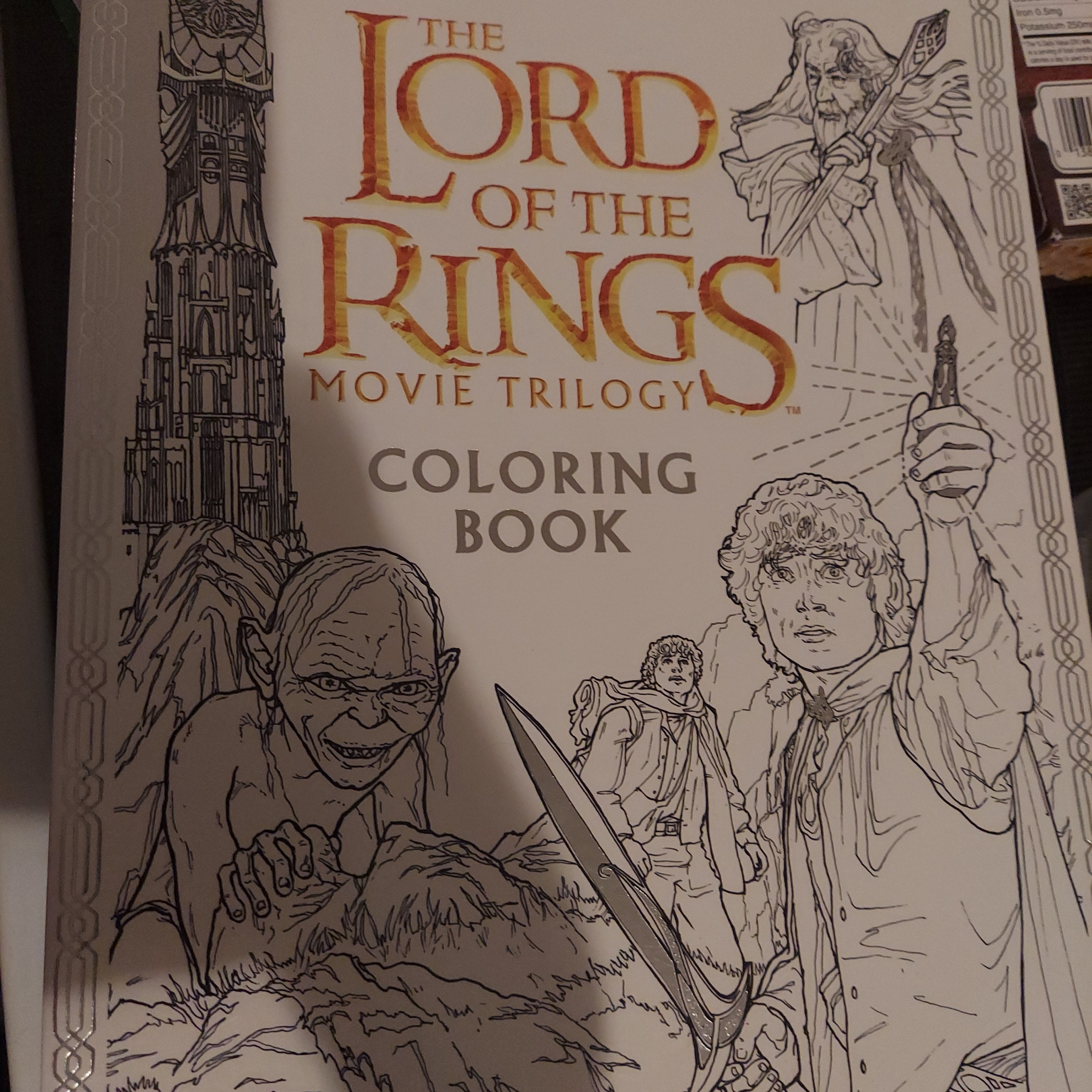 The Lord of the Rings Movie Trilogy Coloring Book