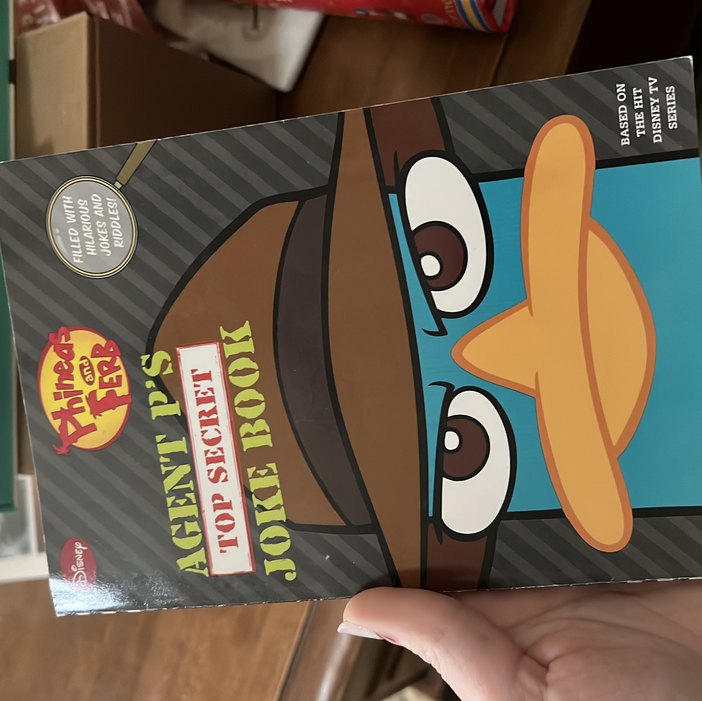 Phineas and Ferb Agent P's Top-Secret Joke Book (a Book of Jokes and Riddles)