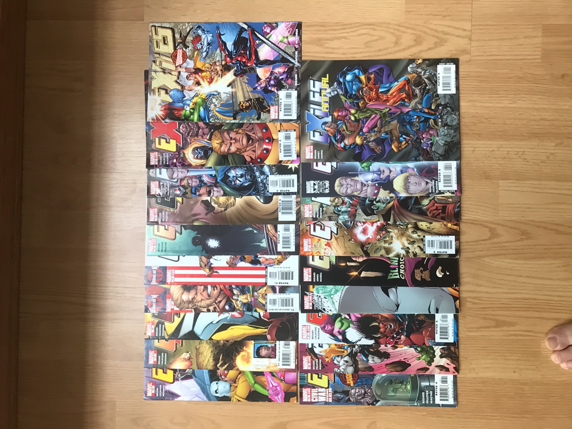 Marvel Exiles Comics