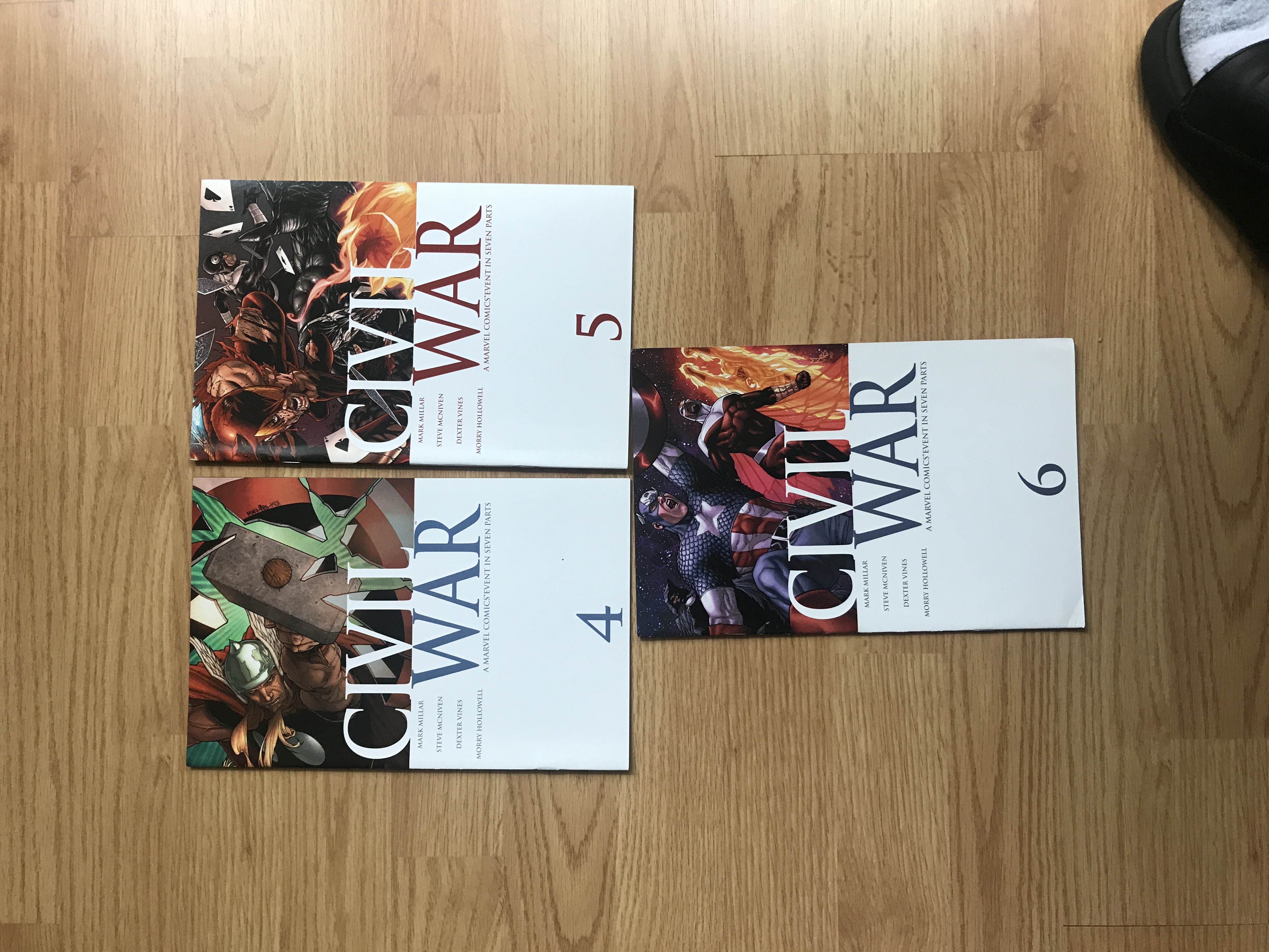 Civil War #4, 5 & 6