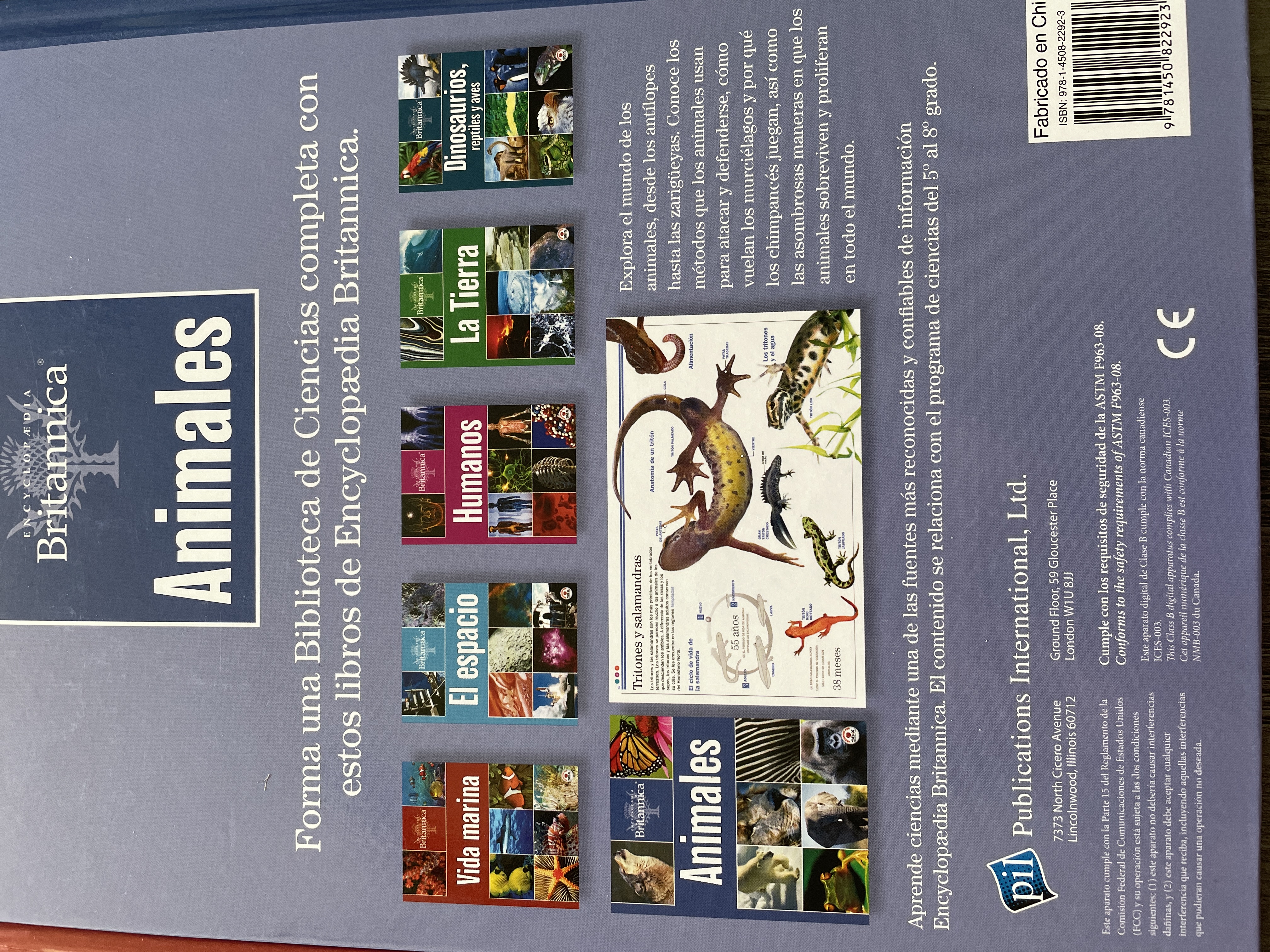 Encyclopaedia Britannica 6 book interactive science library by