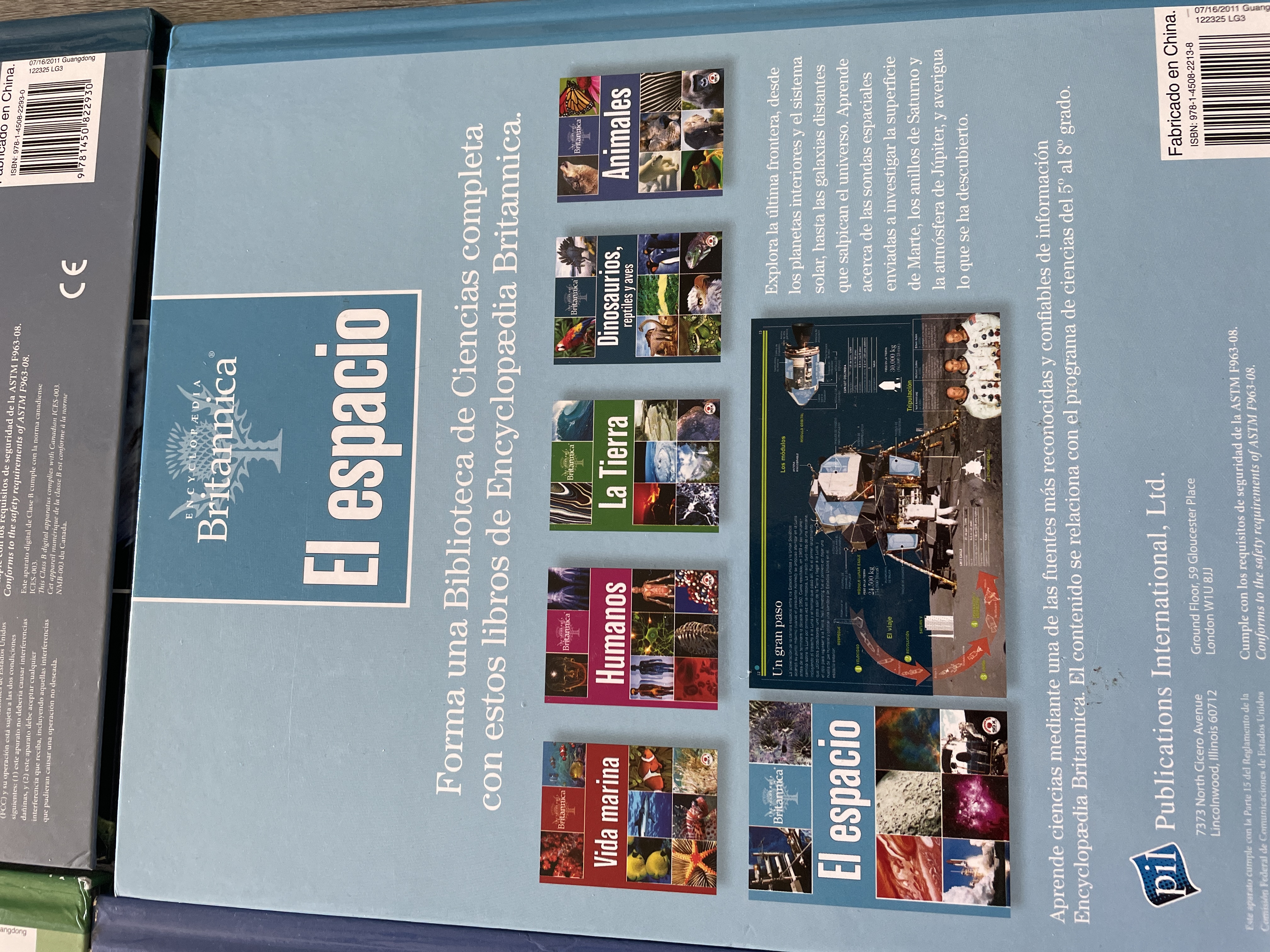 Encyclopaedia Britannica 6 book interactive science library by