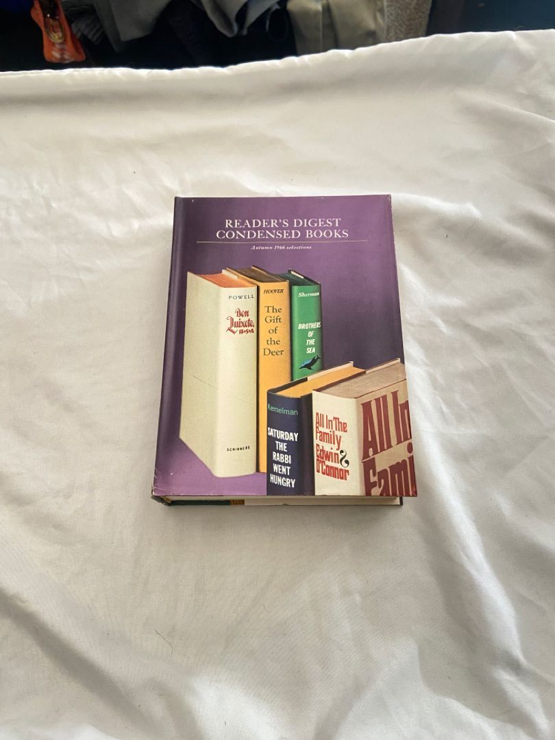 Autumn 1966 readers digest condensed book 