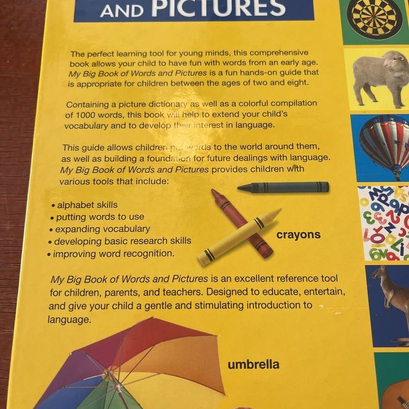 My big book of words and pictures by Hinkler Books