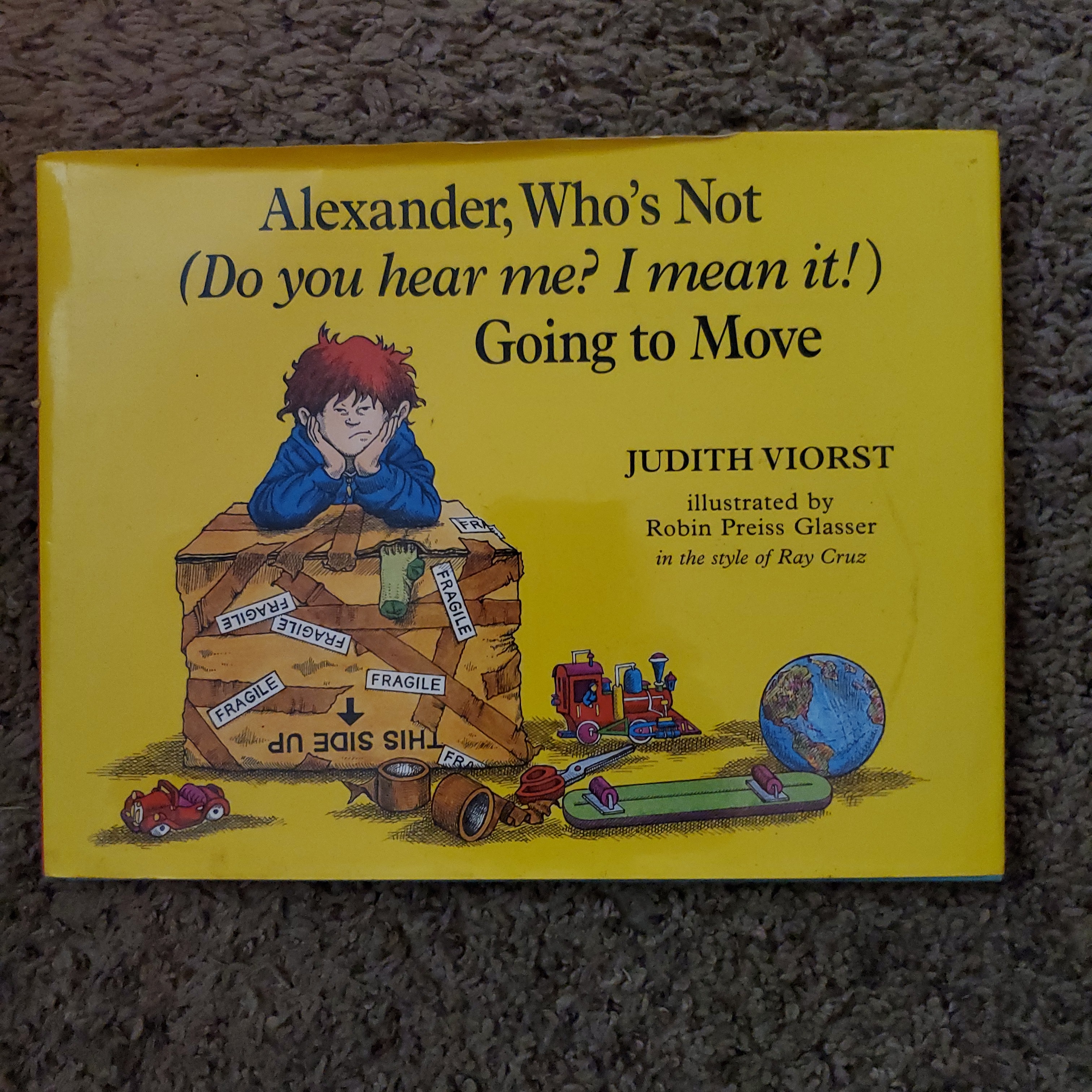 Alexander, who's not (Do you hear me? I mean it!) Going to move