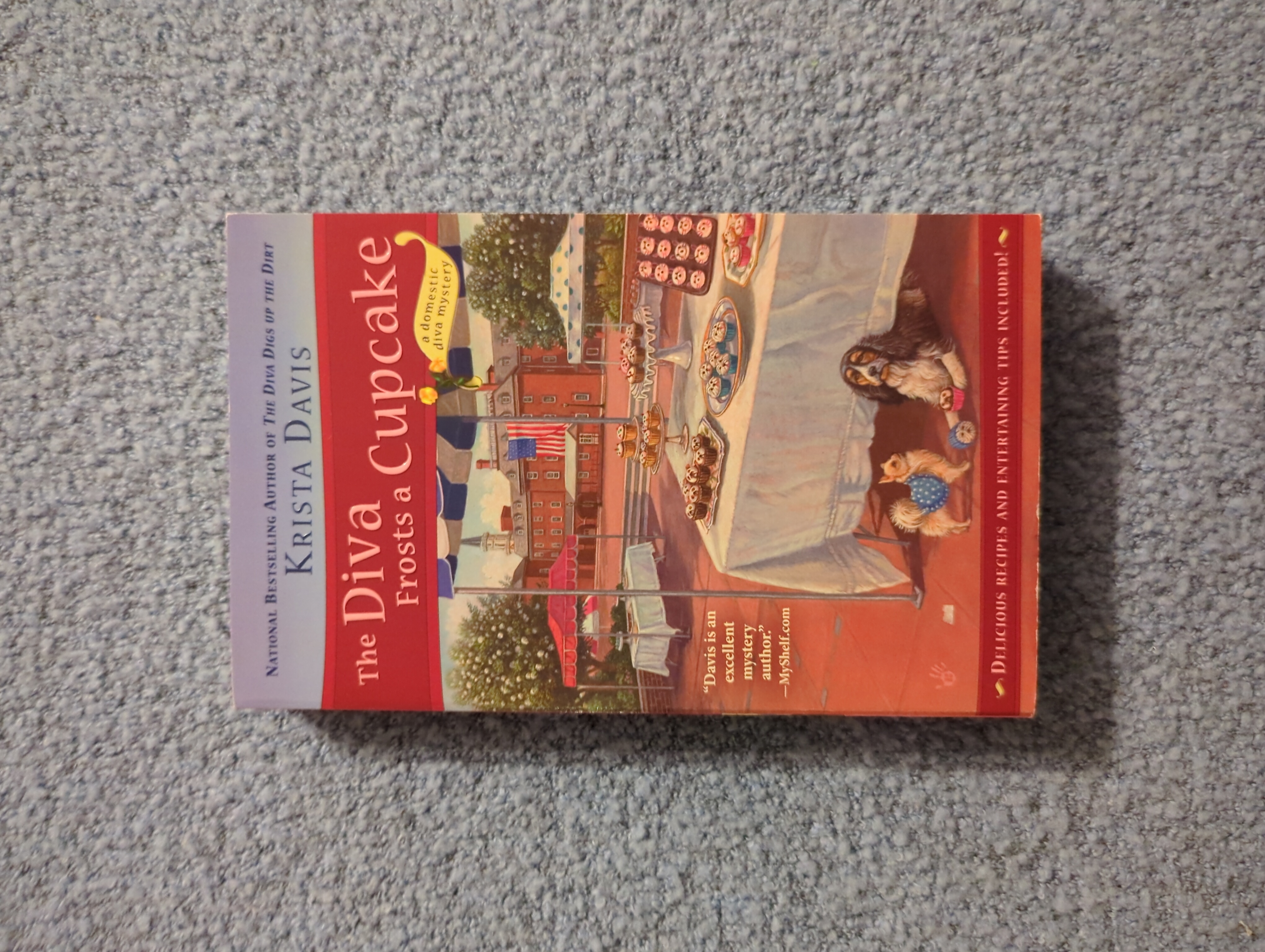 The Diva Frosts a Cupcake