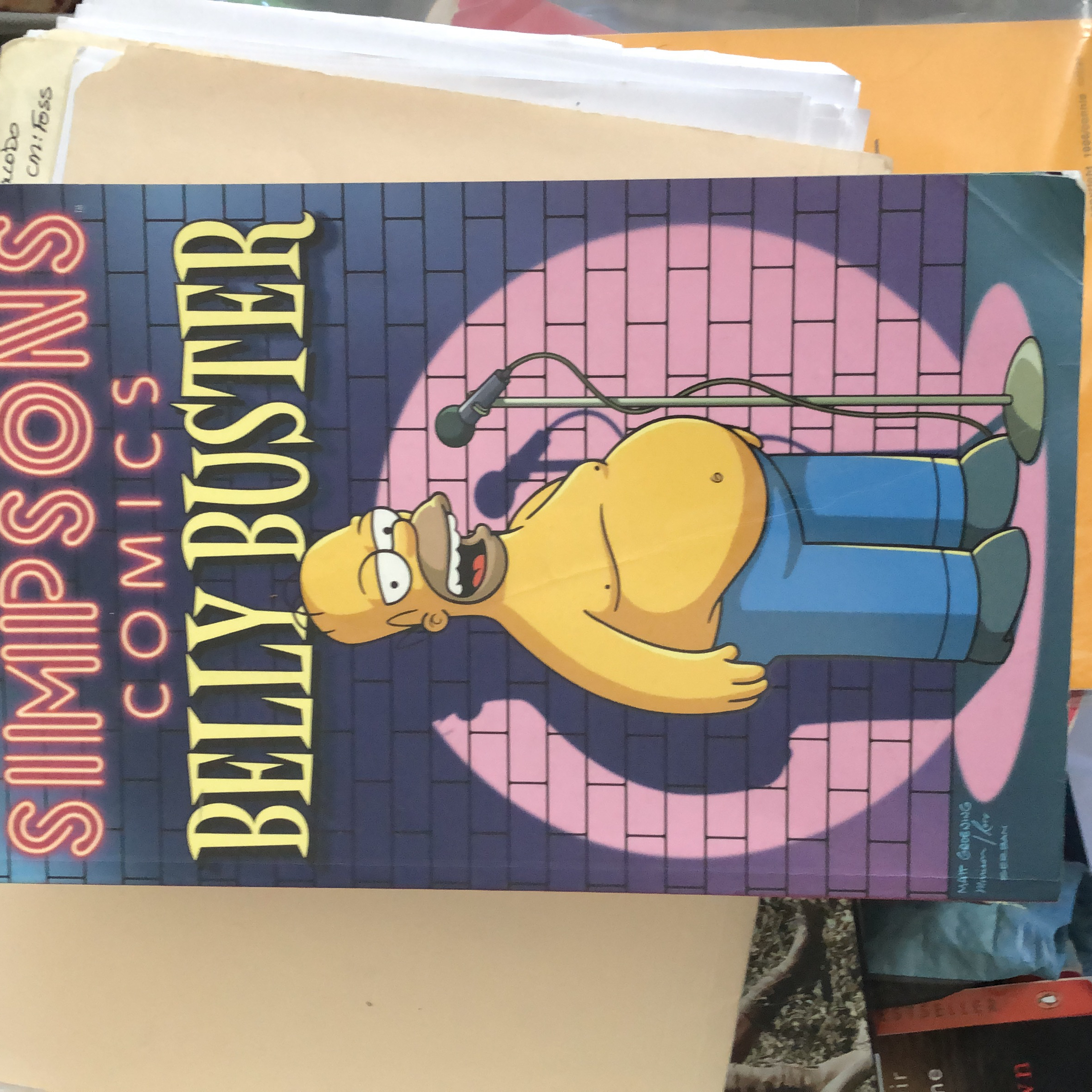 Simpsons Comics Belly Buster