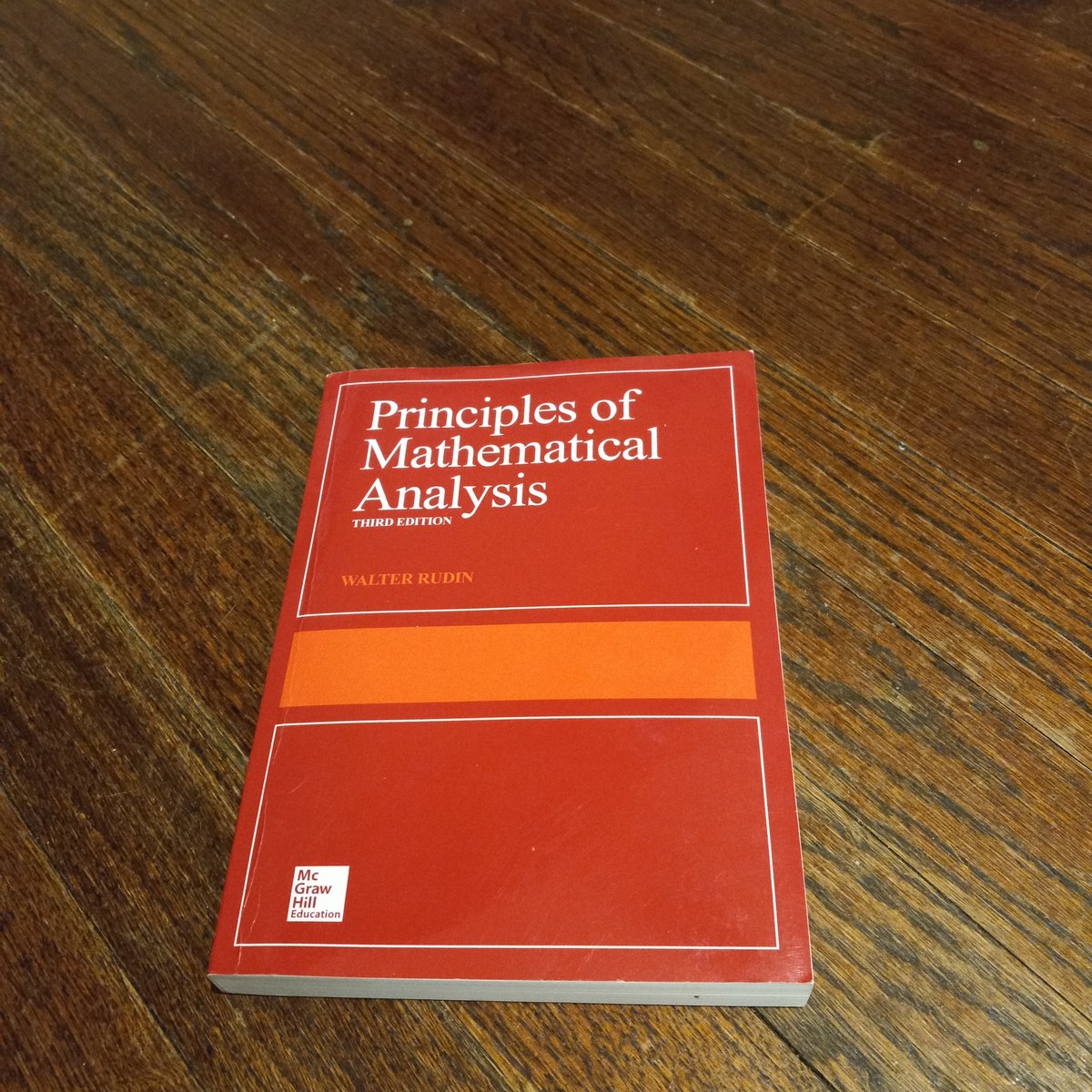 Principles of Mathematical Analysis by