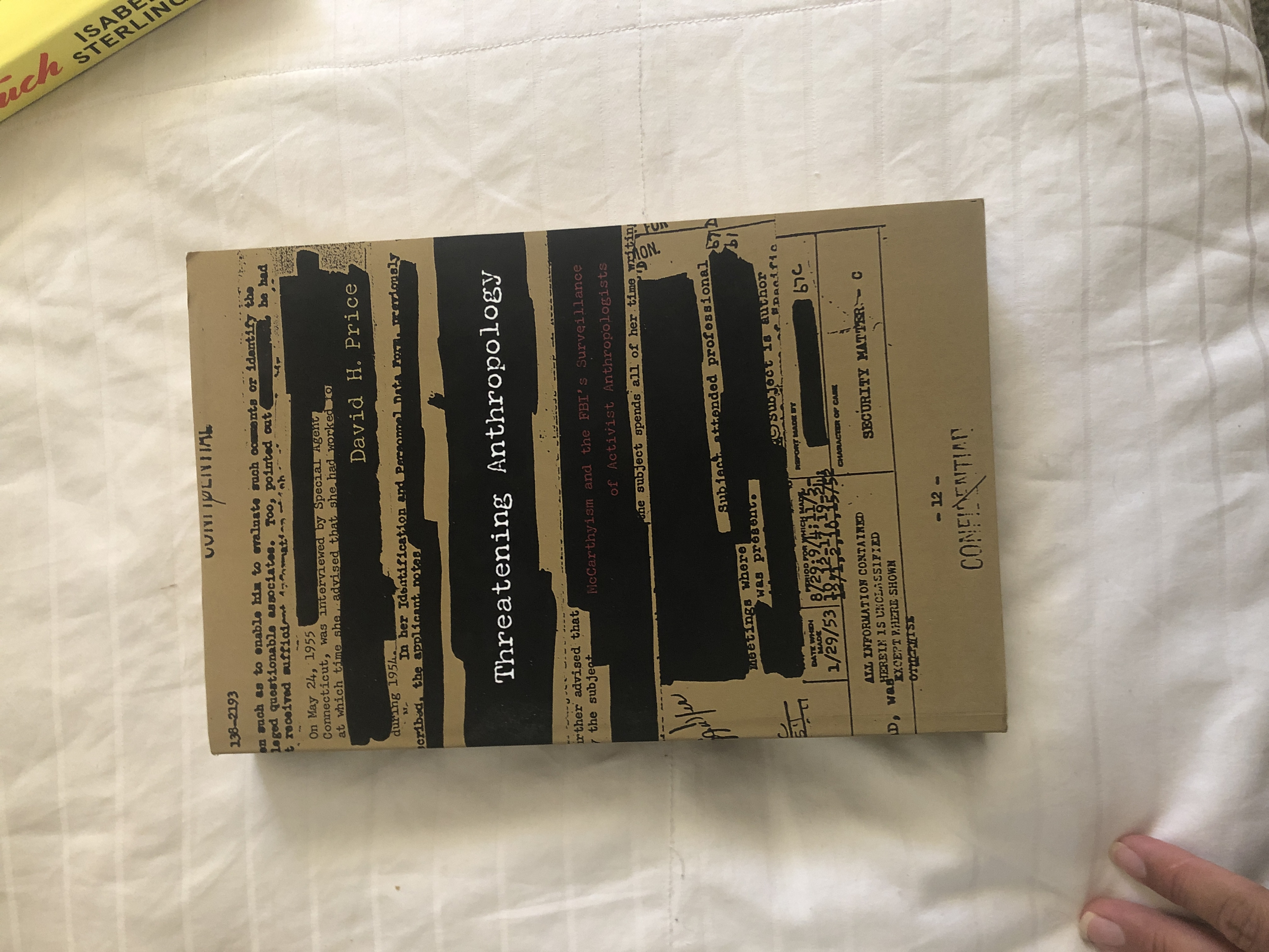Threatening Anthropology