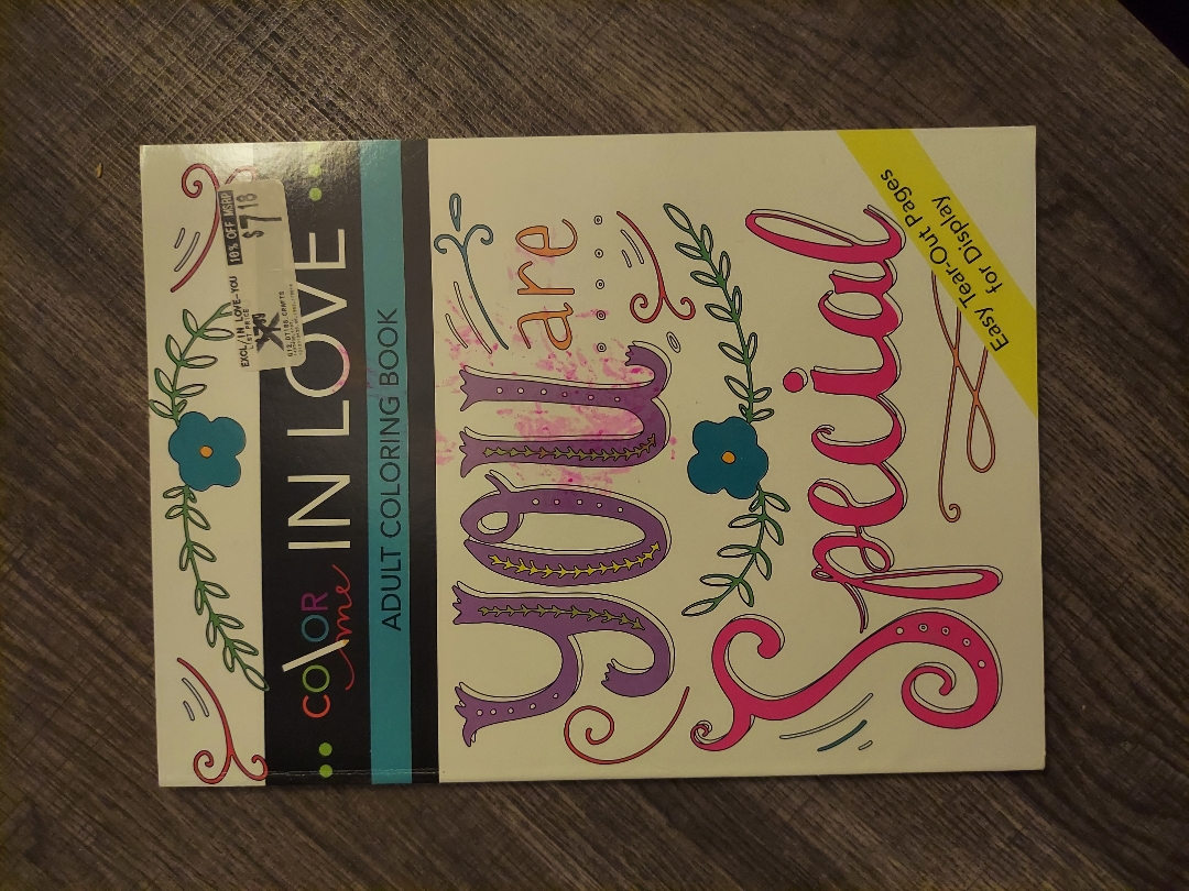 You Are Special coloring book 