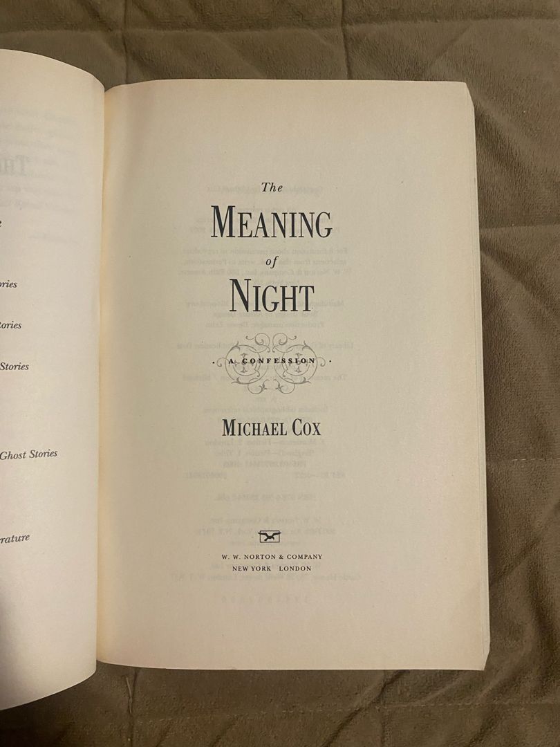 The Meaning of Night
